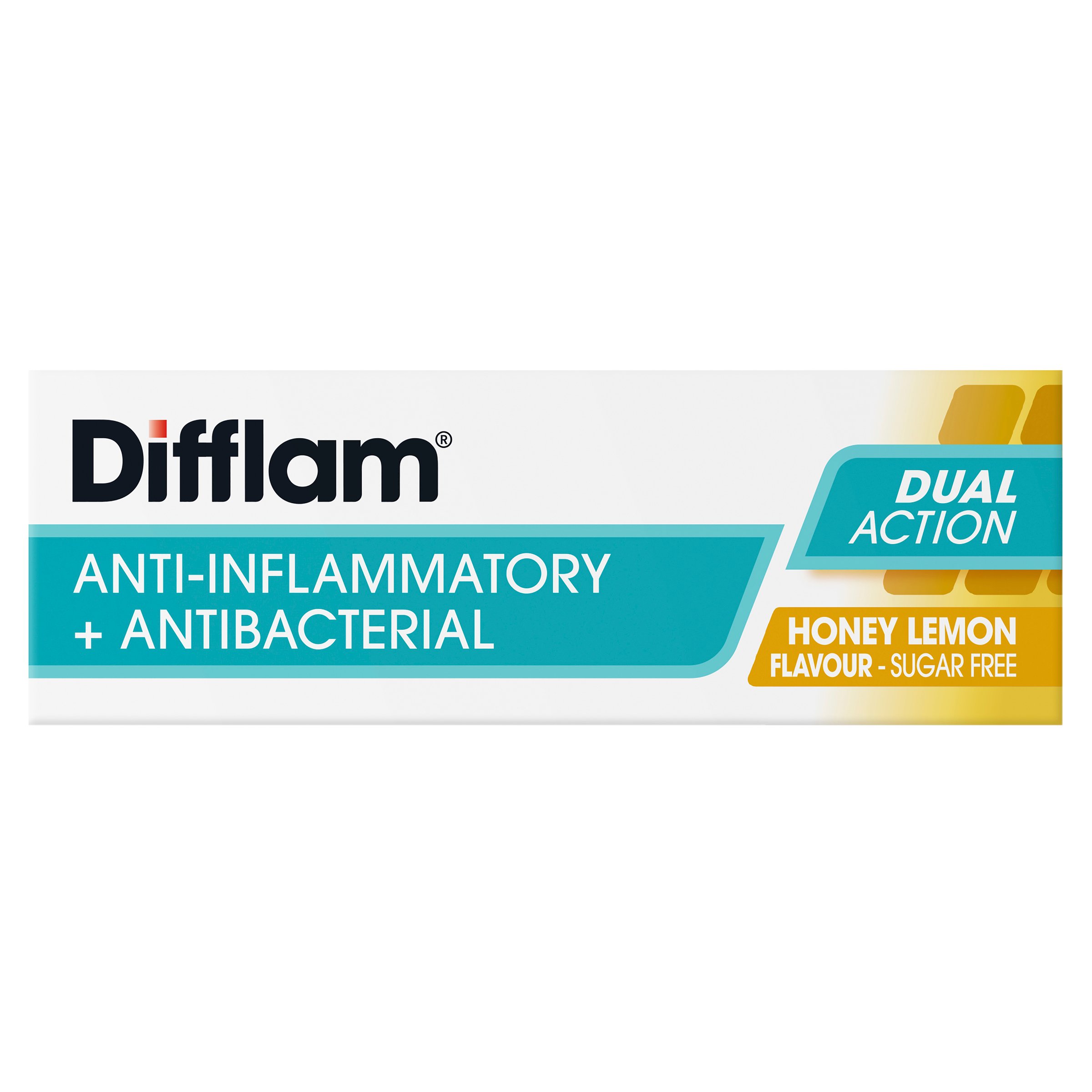 Difflam Honey Lemon Sugar Free 16 lozenges - Image 3