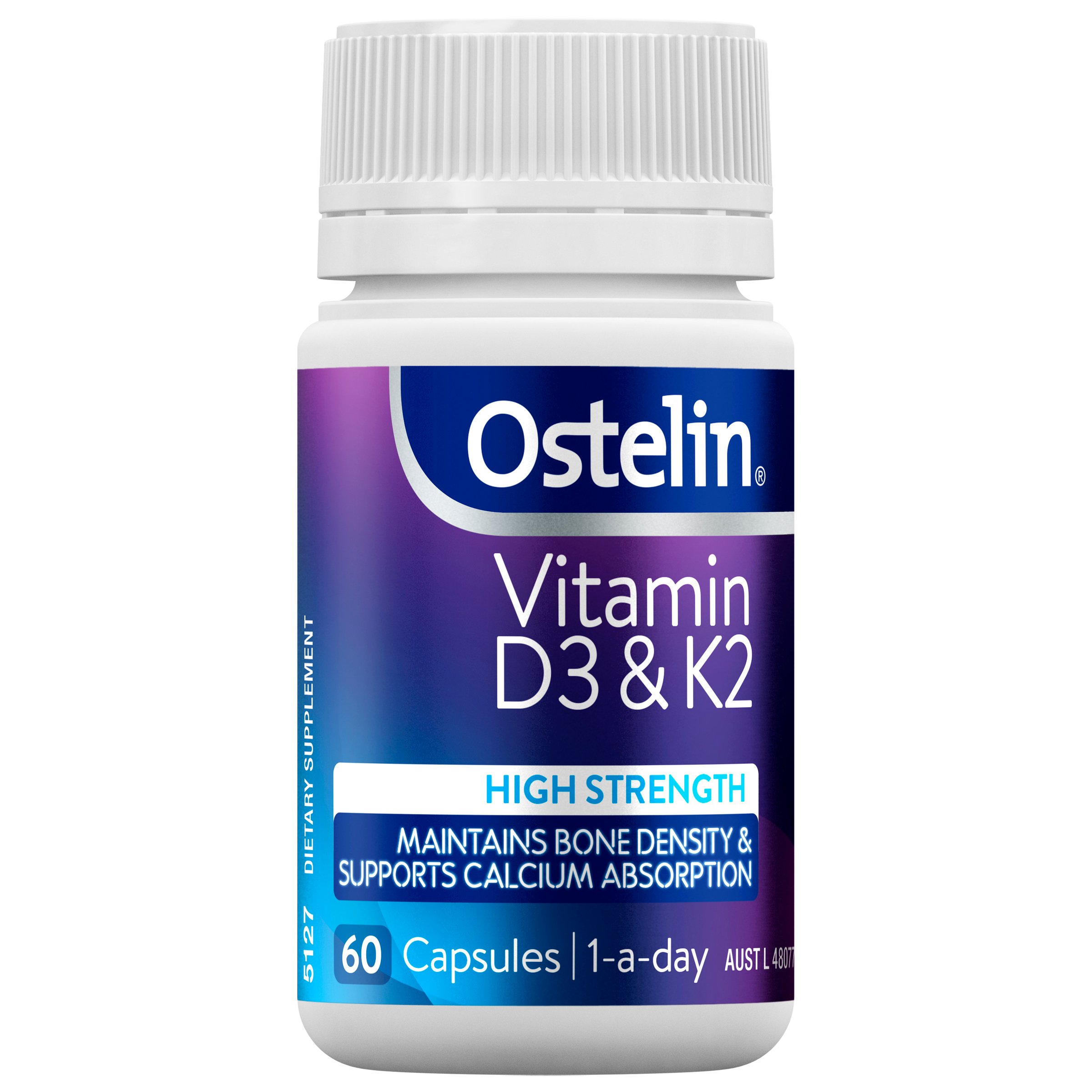 Ostelin Vitamin D3 + K2 - 60 capsules - Image 1