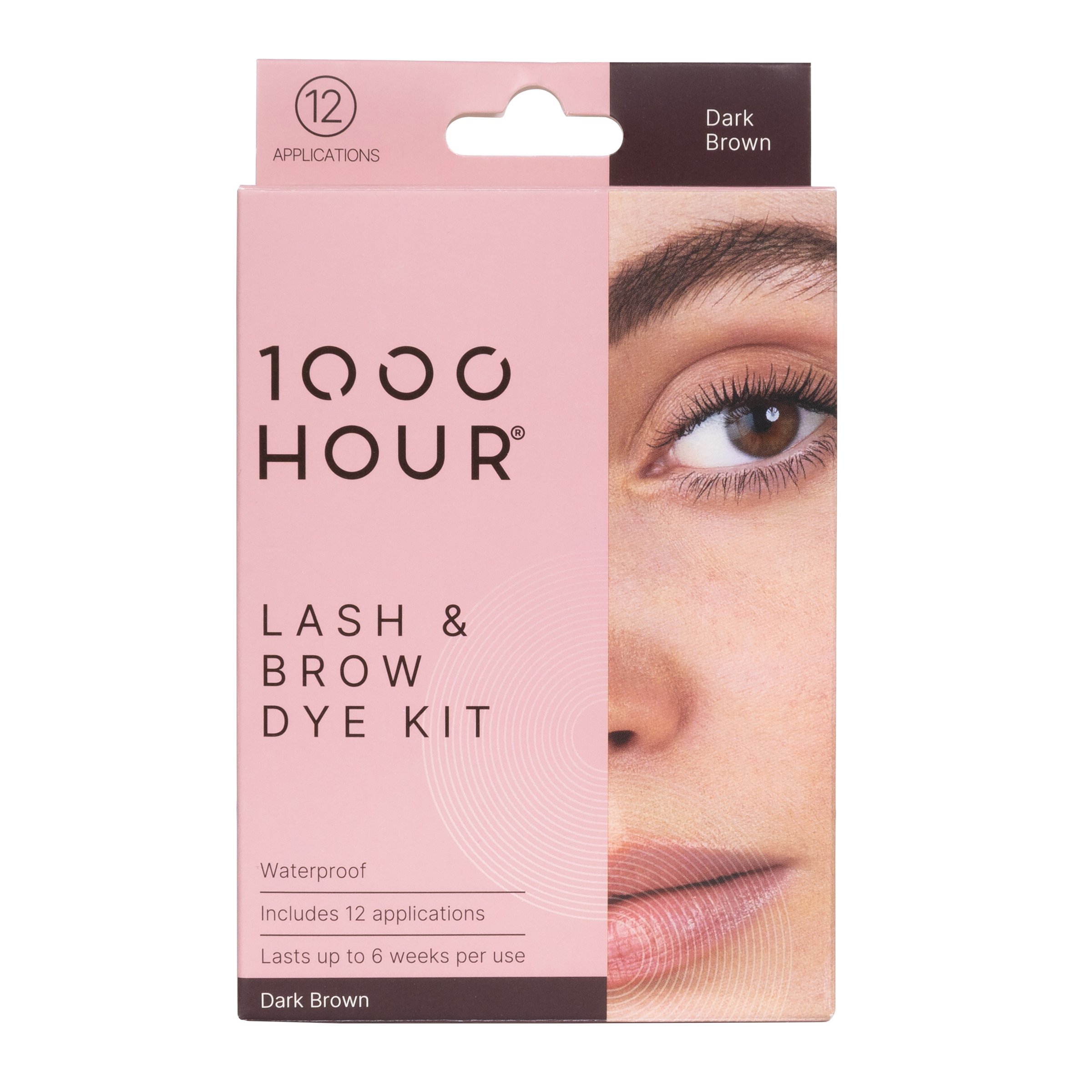 1000 Hour Eyelash Dye Dark Brown 1 each - Image 1