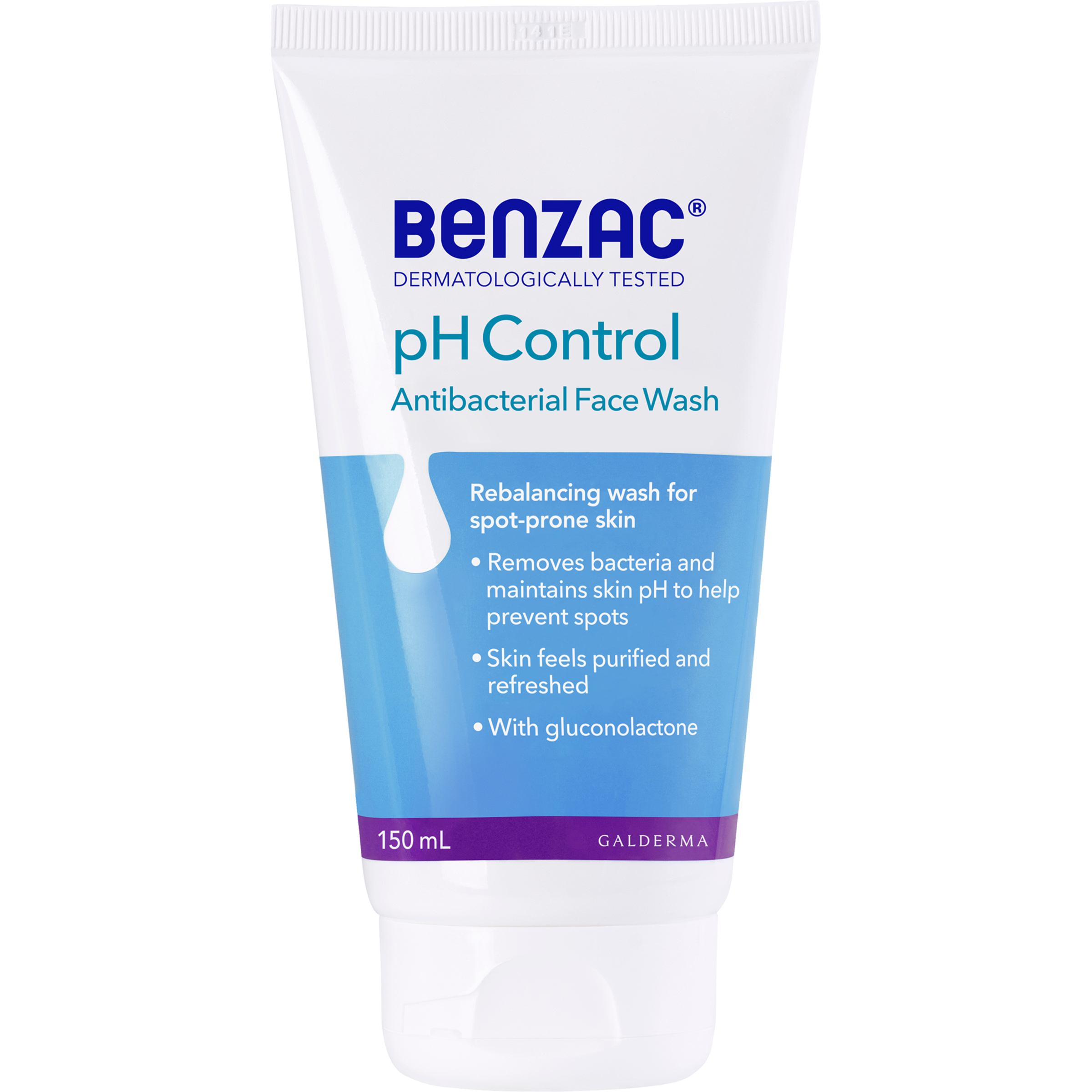 Benzac PH Control Anti-Bacterial Face Wash 150ml - Image 1