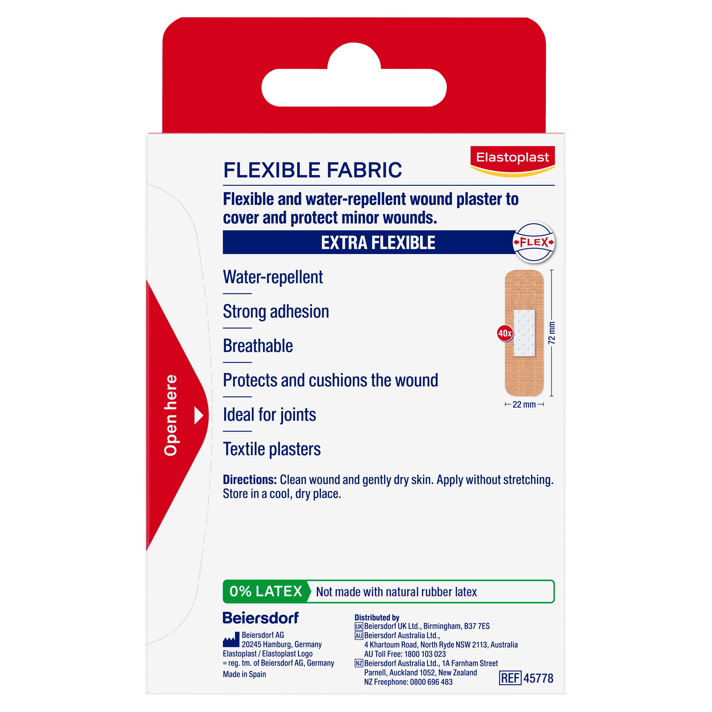 Elastoplast Flexi Fabric Strips 40 pack - Image 2