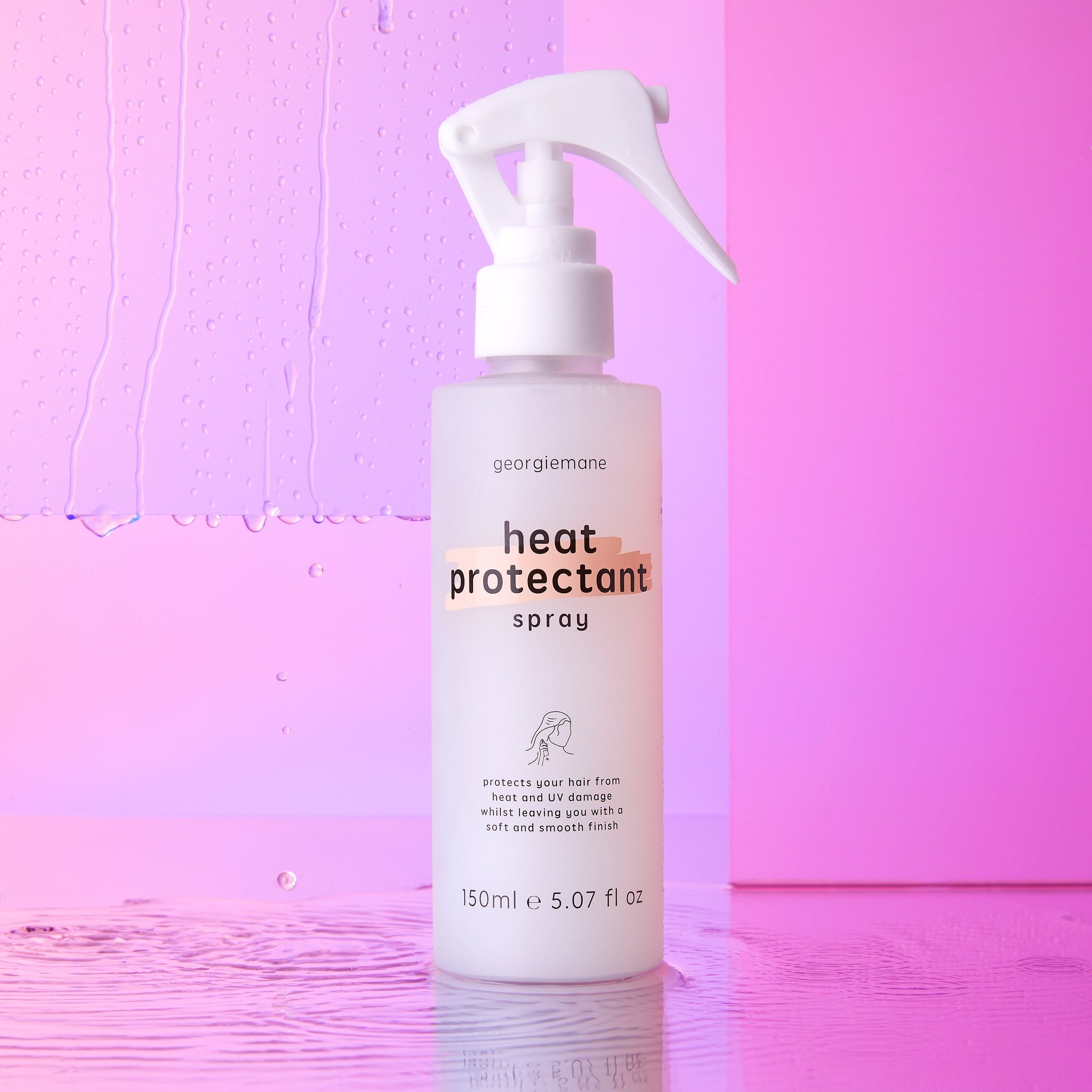 Georgiemane Heat Protectant Spray 150ml - Image 2