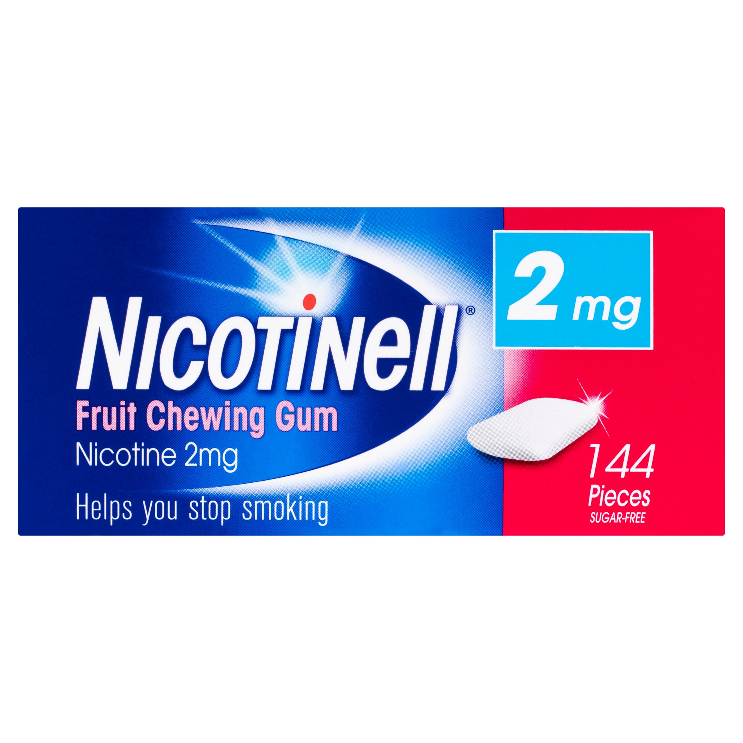 Nicotinell Fruit Nicotine Chewing Gum 2mg Regular Strength 144 pieces - Image 5
