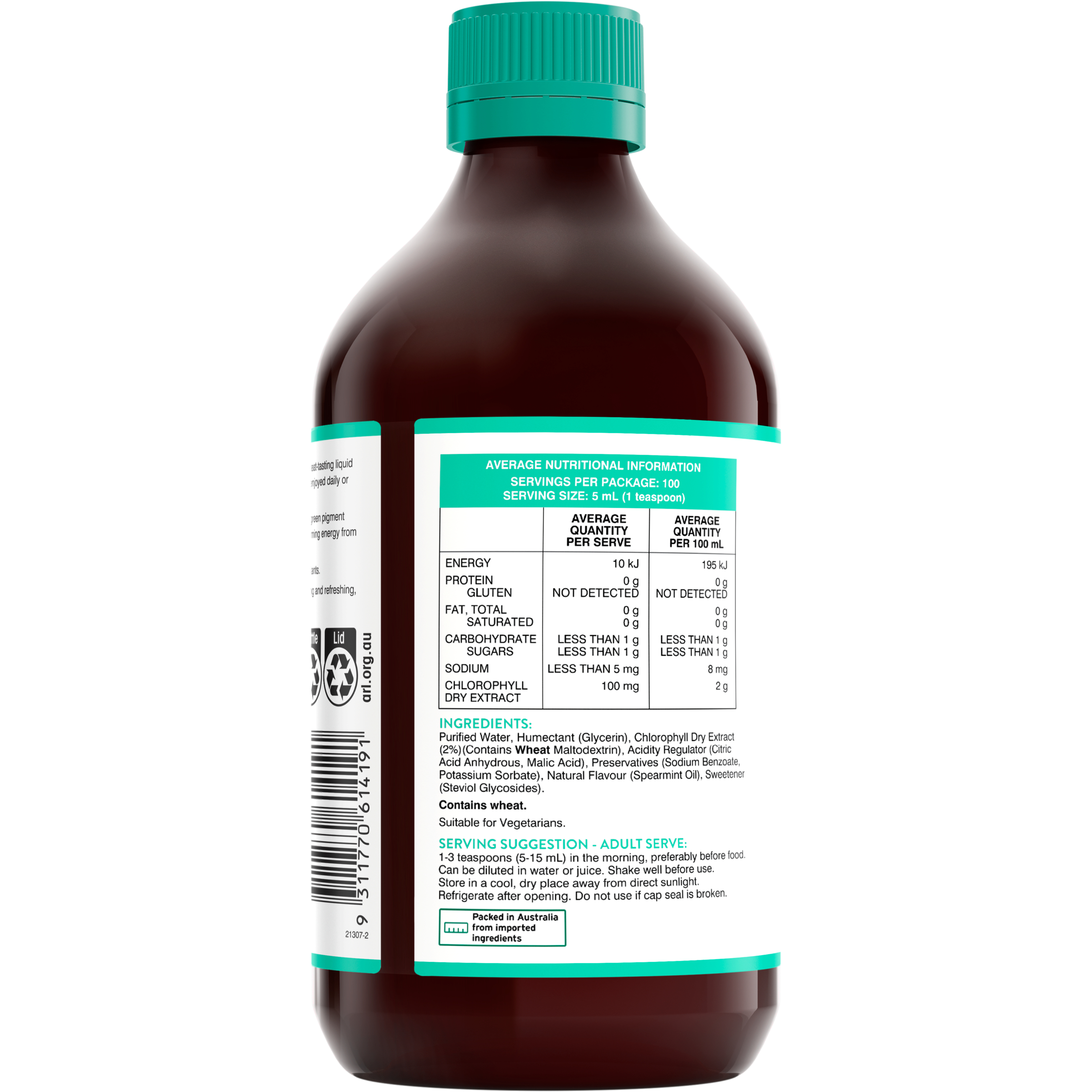 Swisse Chlorophyll Spearmint 500ml - Image 2