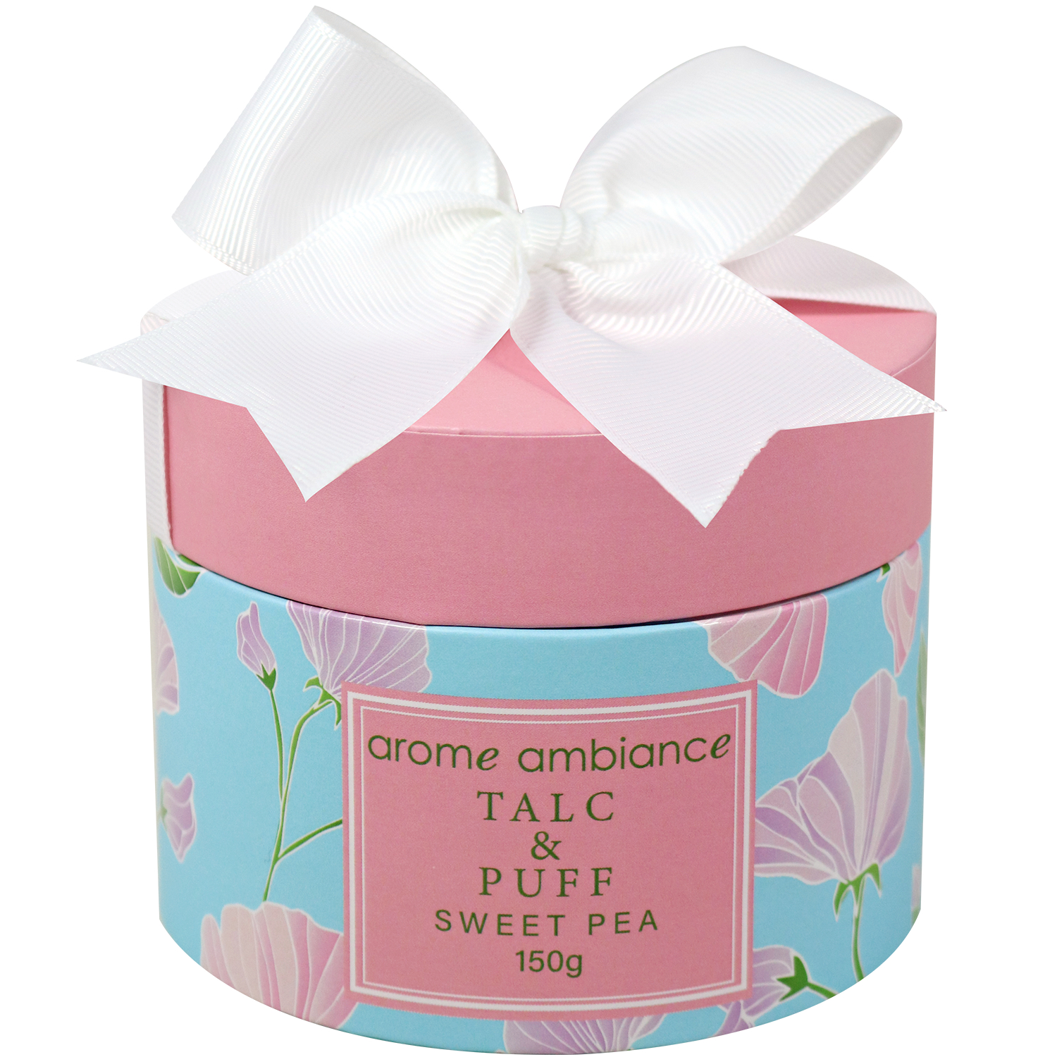 Arome Ambiance Floral Garden Talc & Puff Sweet Pea