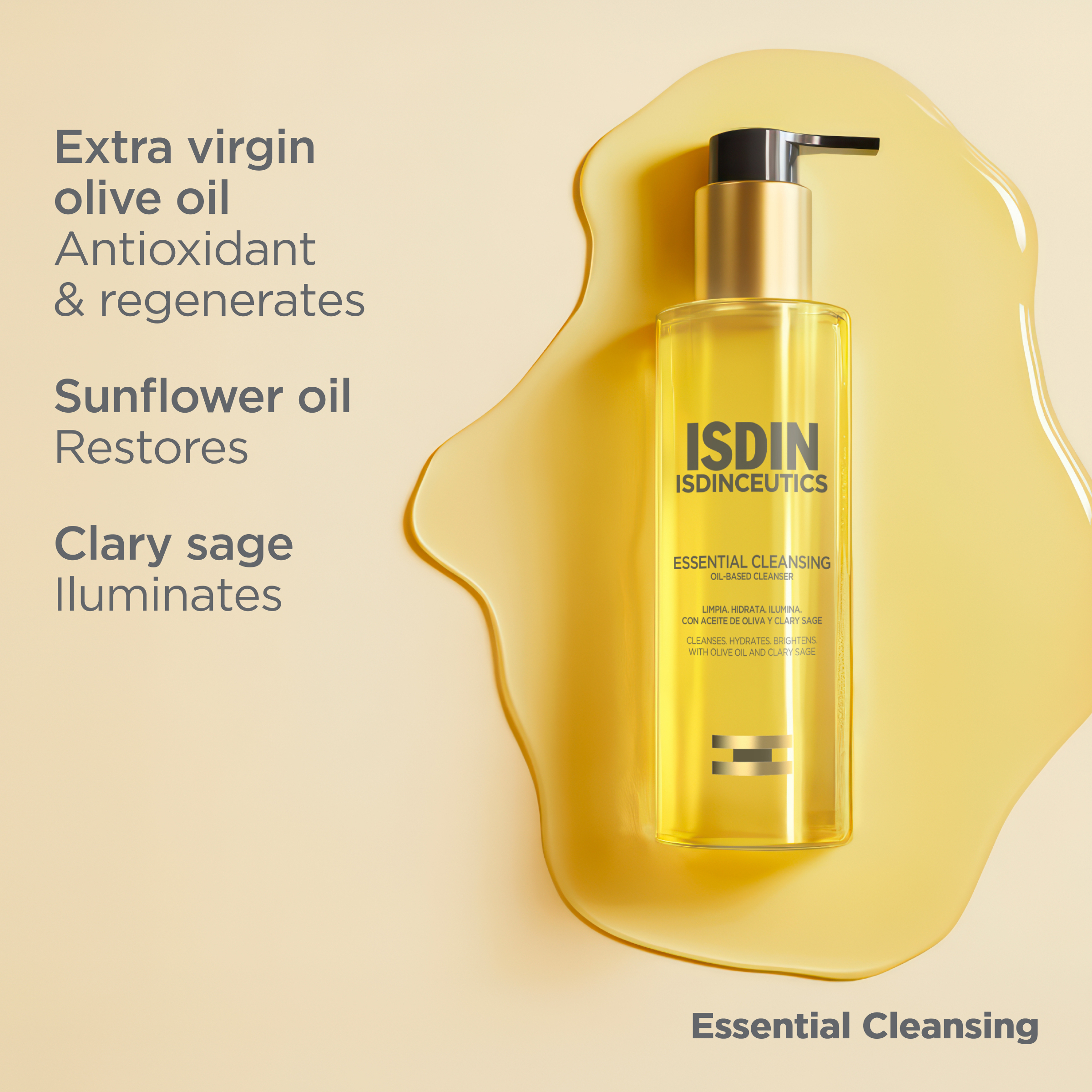 ISDIN Isdinceutics Essential Cleansing Facial Oil 200ml - Image 4