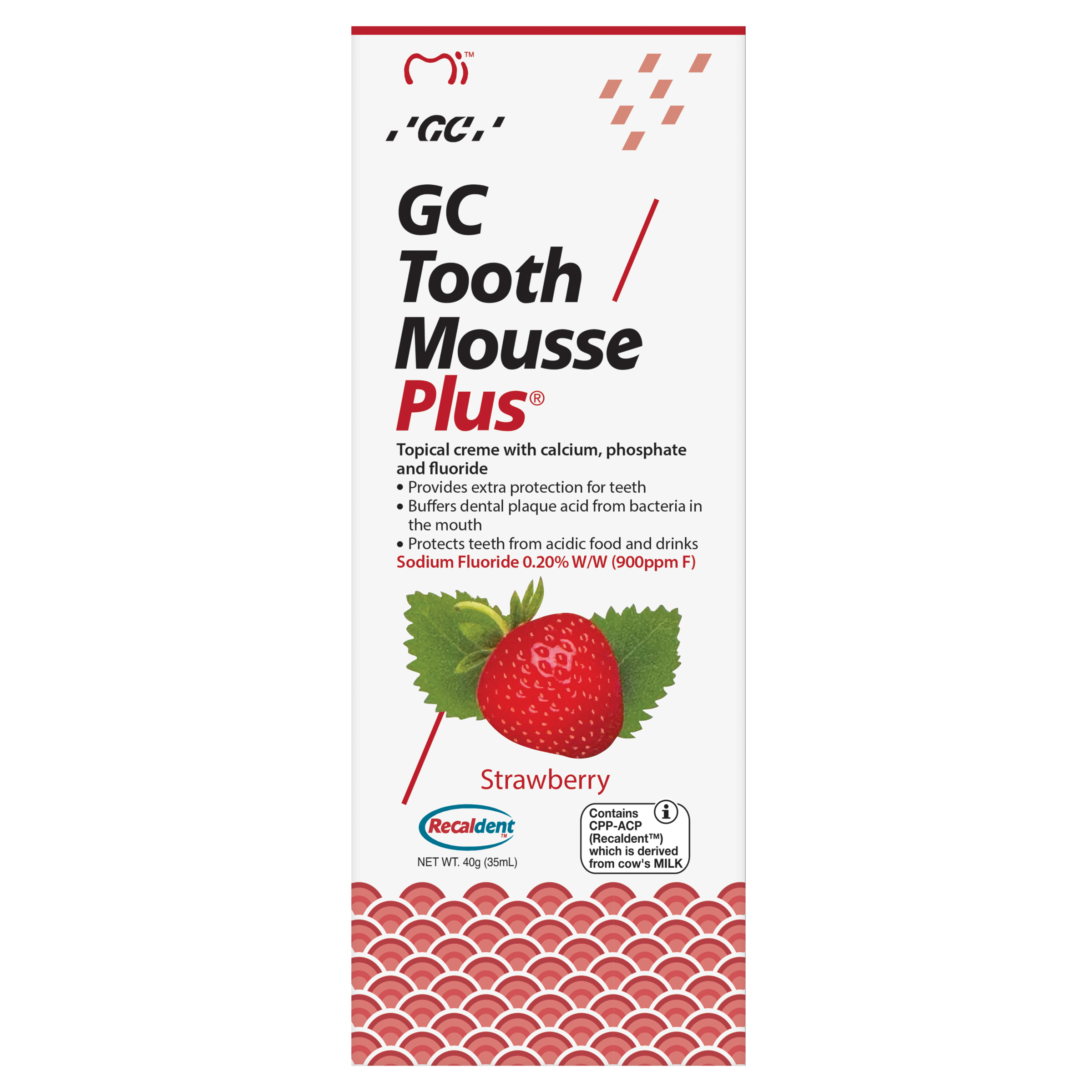 GC Tooth Mousse Plus Strawberry 40g - Image 1