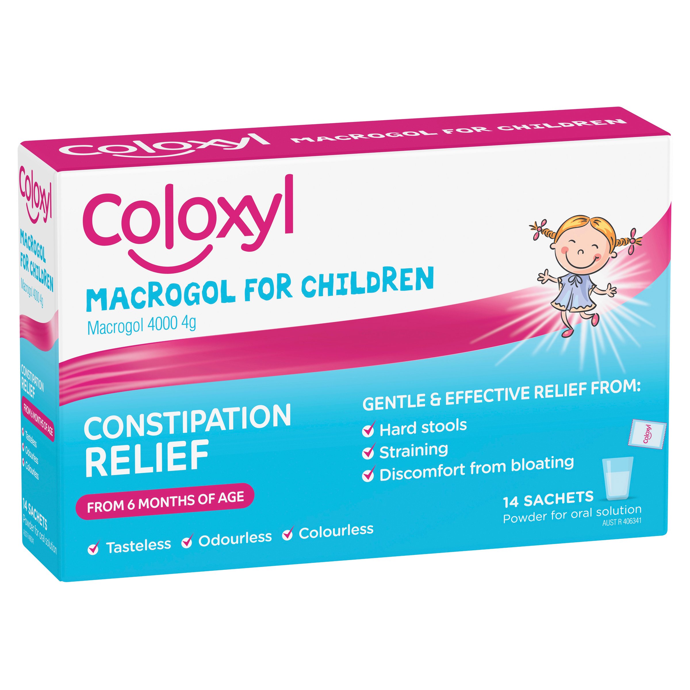 Coloxyl Macrogol For Children 4g Powder 14 sachets - Image 14