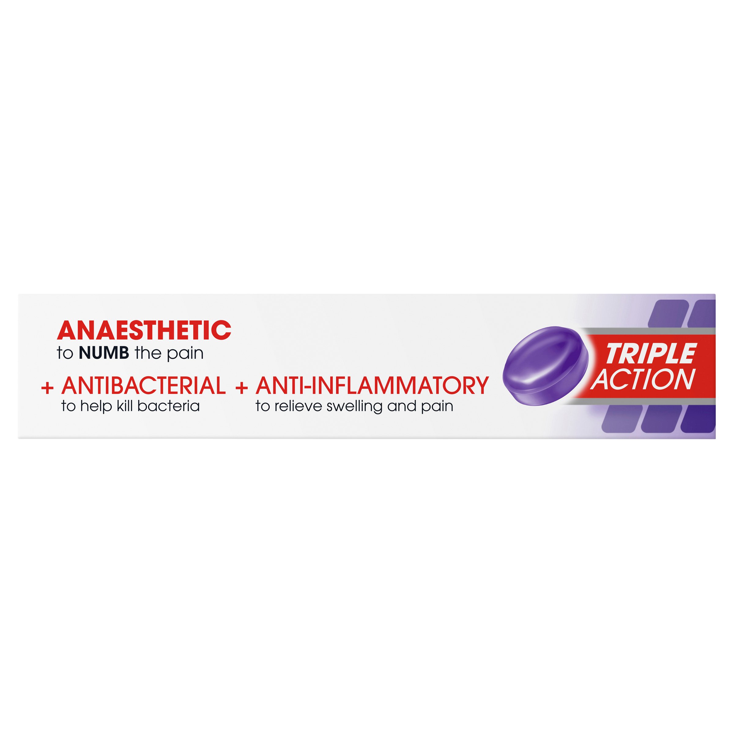 Difflam Plus Anaesthetic Triple Action Blackcurrant 16 lozenges - Image 5