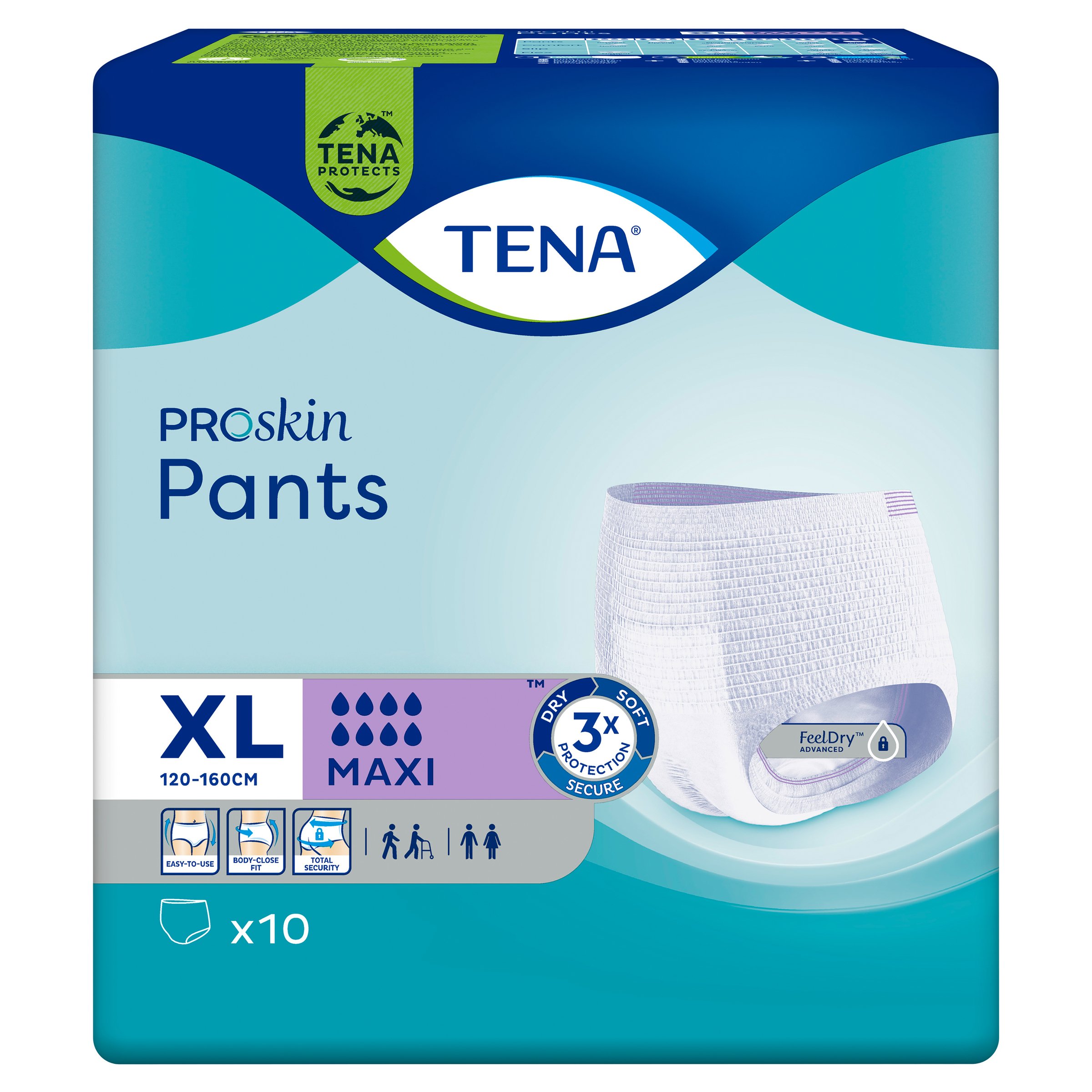 Tena Proskin Pants Maxi Extra Large 10 pack - Image 1