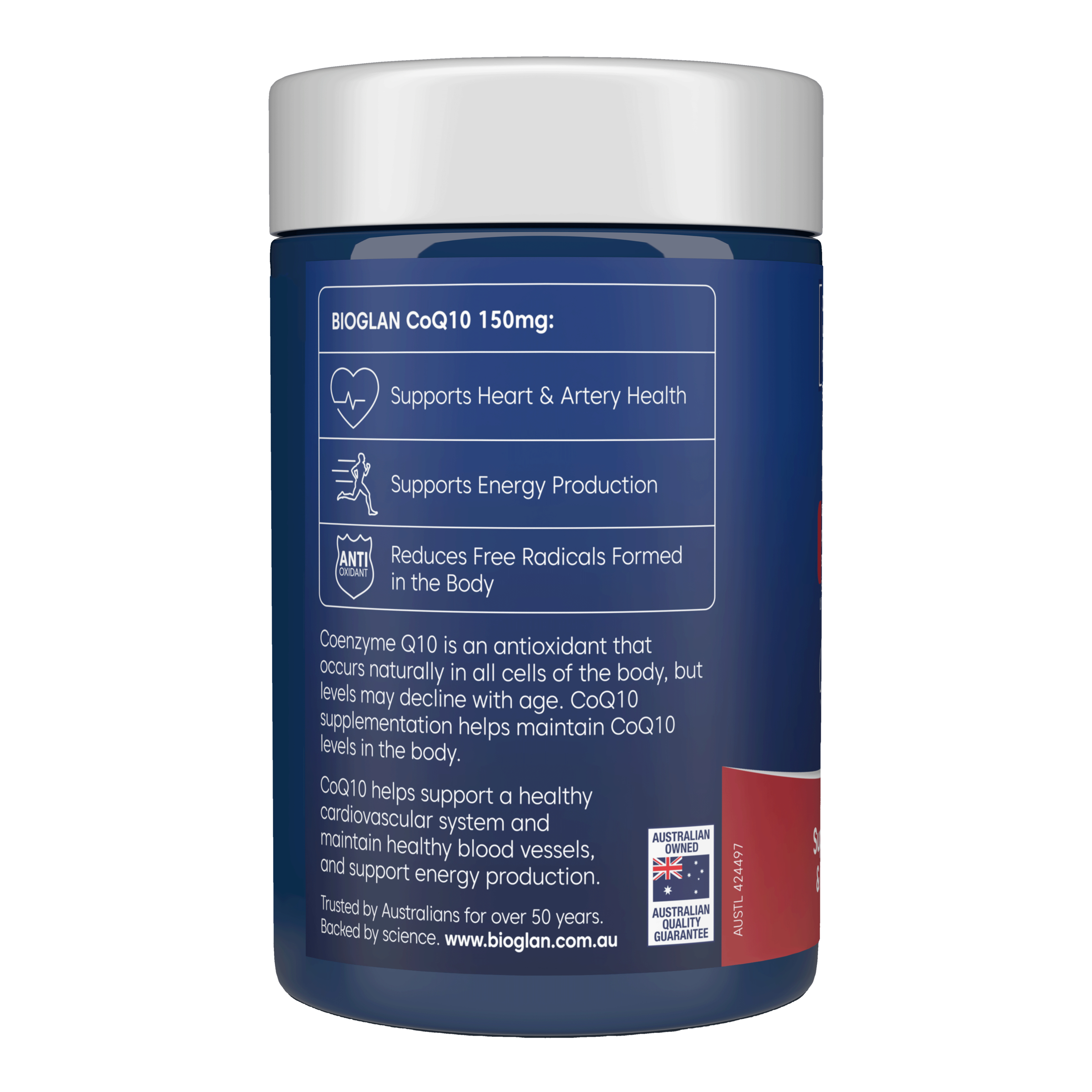Bioglan CoQ10 150mg - 150 capsules - Image 2