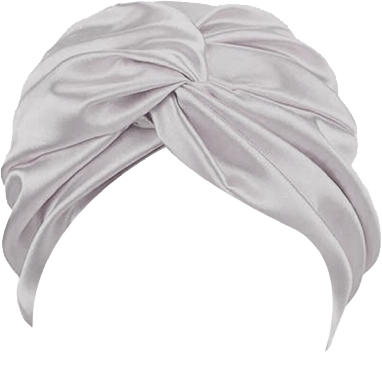 Wicked Sista Deluxe Satin Sleep Turban Light Grey 1 each - Image 1