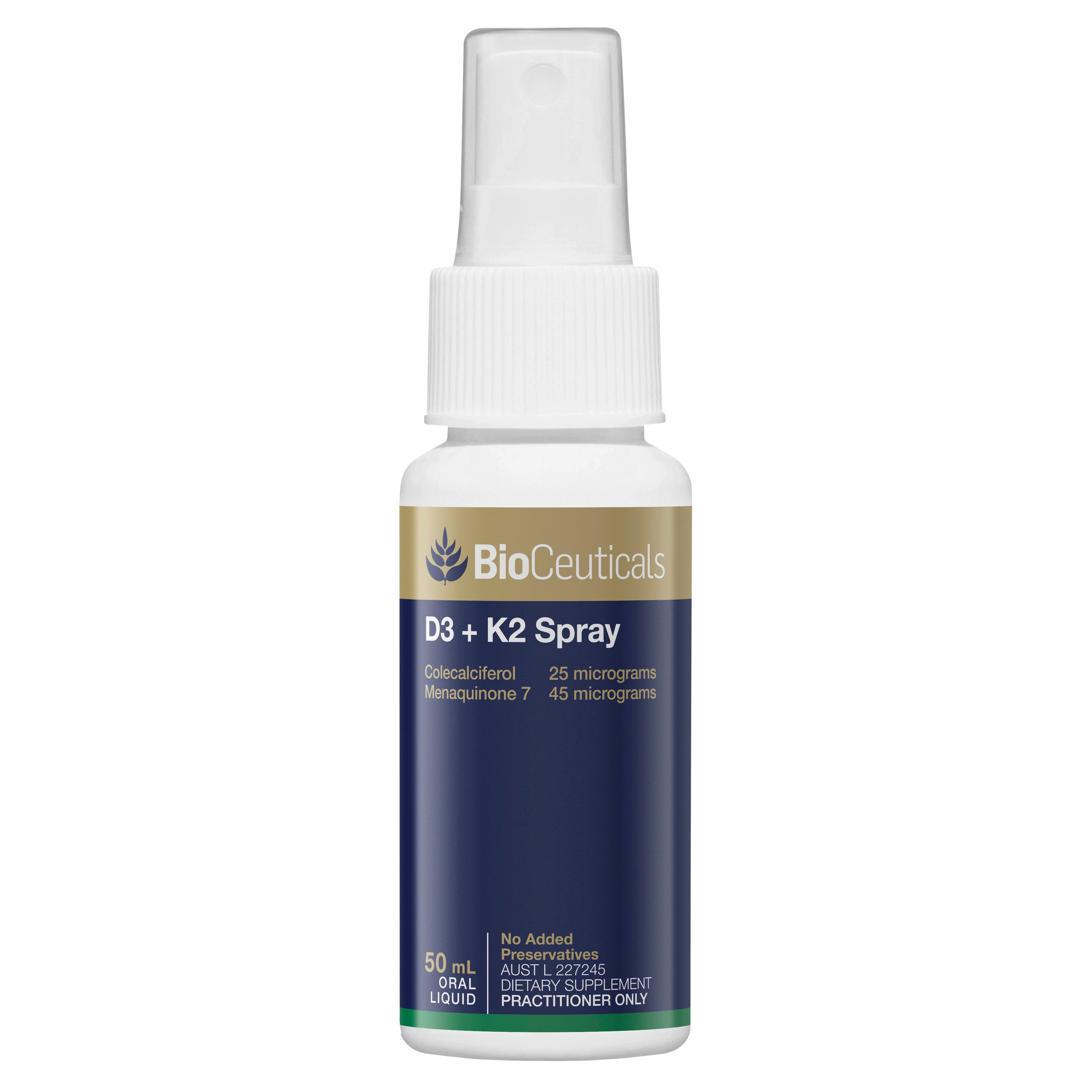 BioCeuticals D3 + K2 Spray 50ml - Image 1