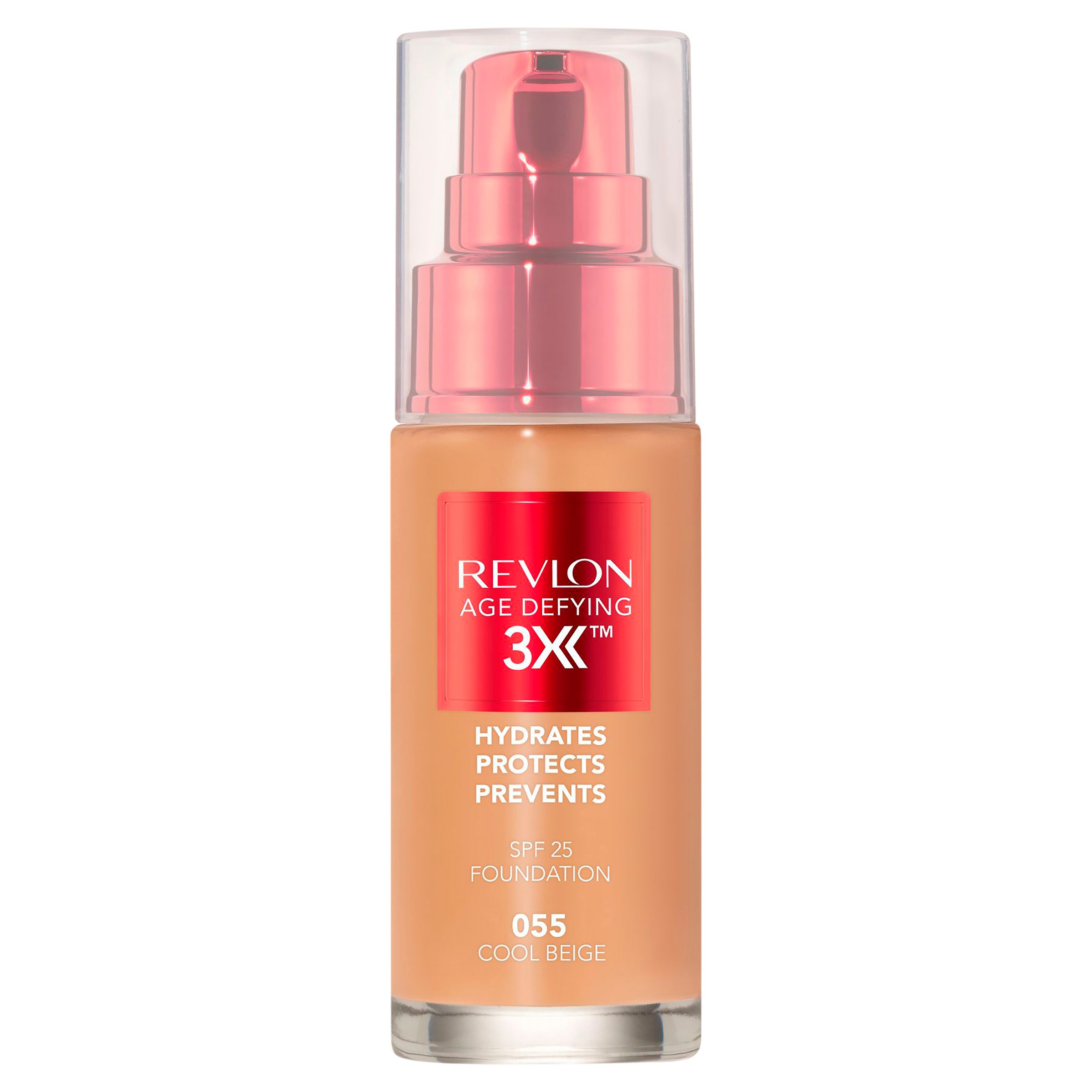 Revlon Age Defying Triple Lift Foundation Cool Beige 055 - 30ml - Image 1