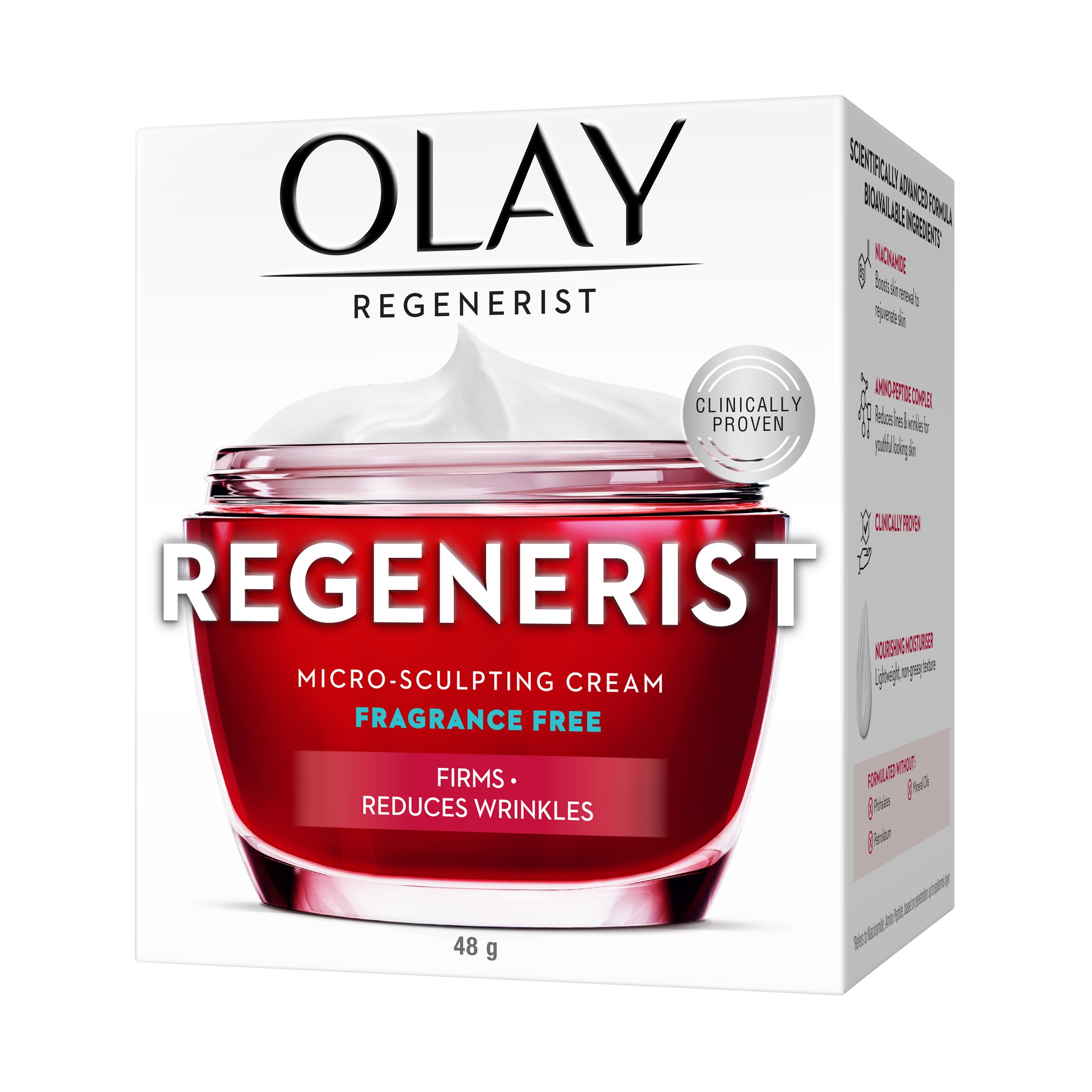 Olay Regenerist Micro-Sculpting Cream Fragrance Free 48g - Image 12