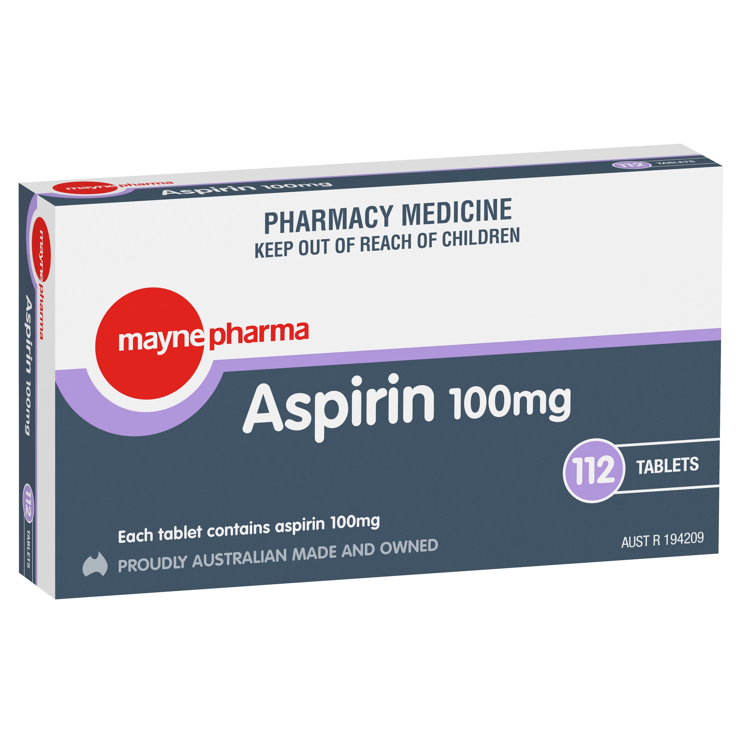 Mayne Aspirin 100mg - 112 tablets - Image 6