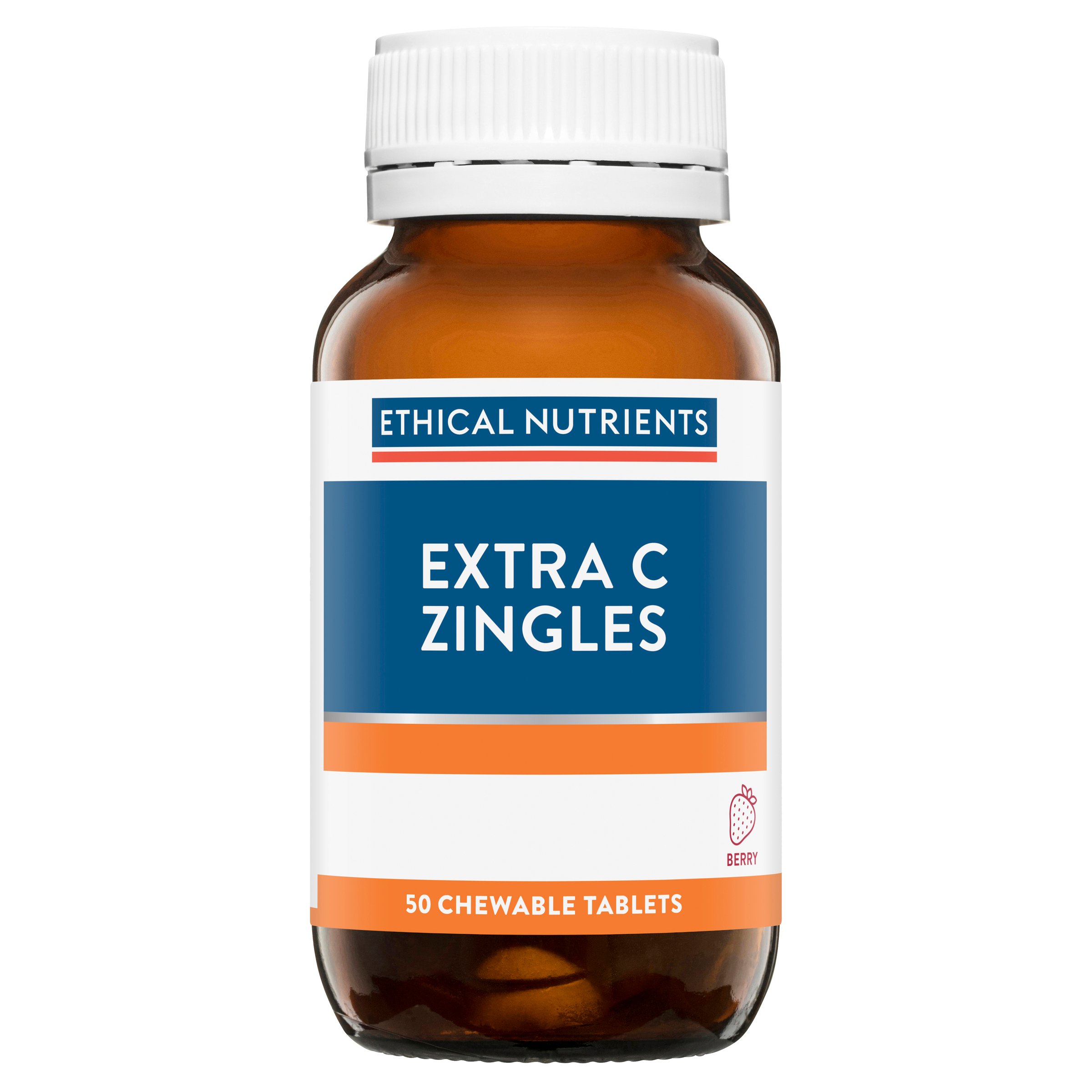 Ethical Nutrients Extra C Zingles Berry 50 chewable tablets - Image 6