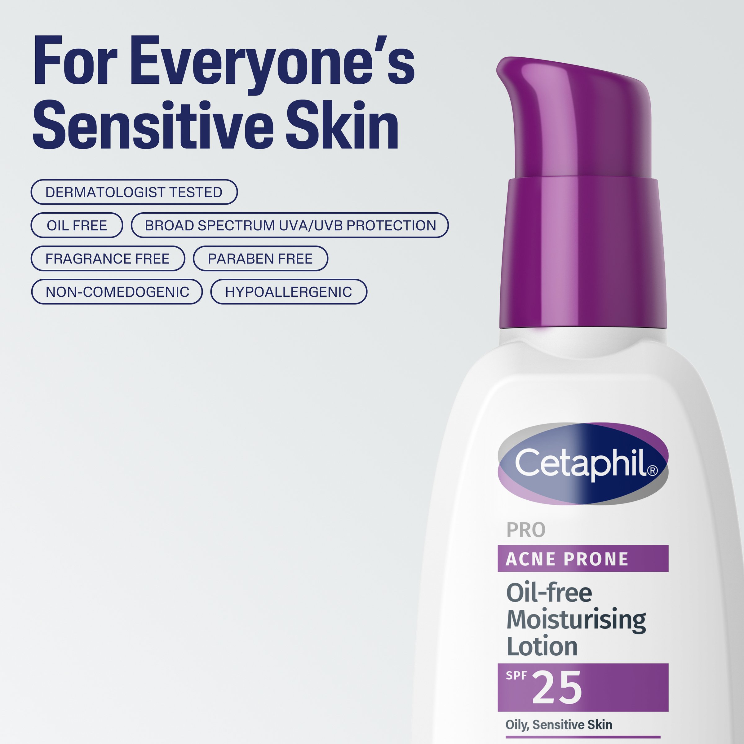 Cetaphil Derma Control Oil-Free Facial Moisturising Lotion SPF25+ 118ml - Image 6