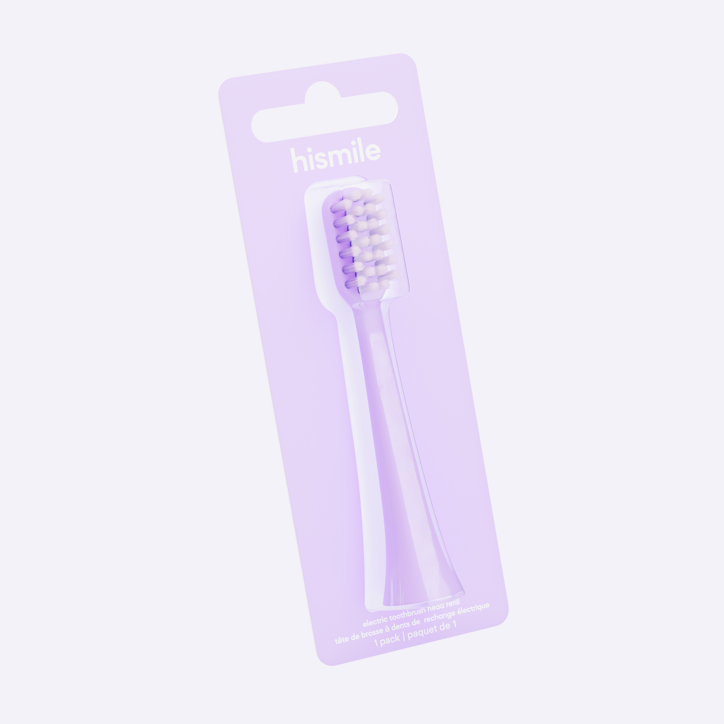 Hismile Electric Toothbrush Head Refills - Purple 1 pack - Image 3