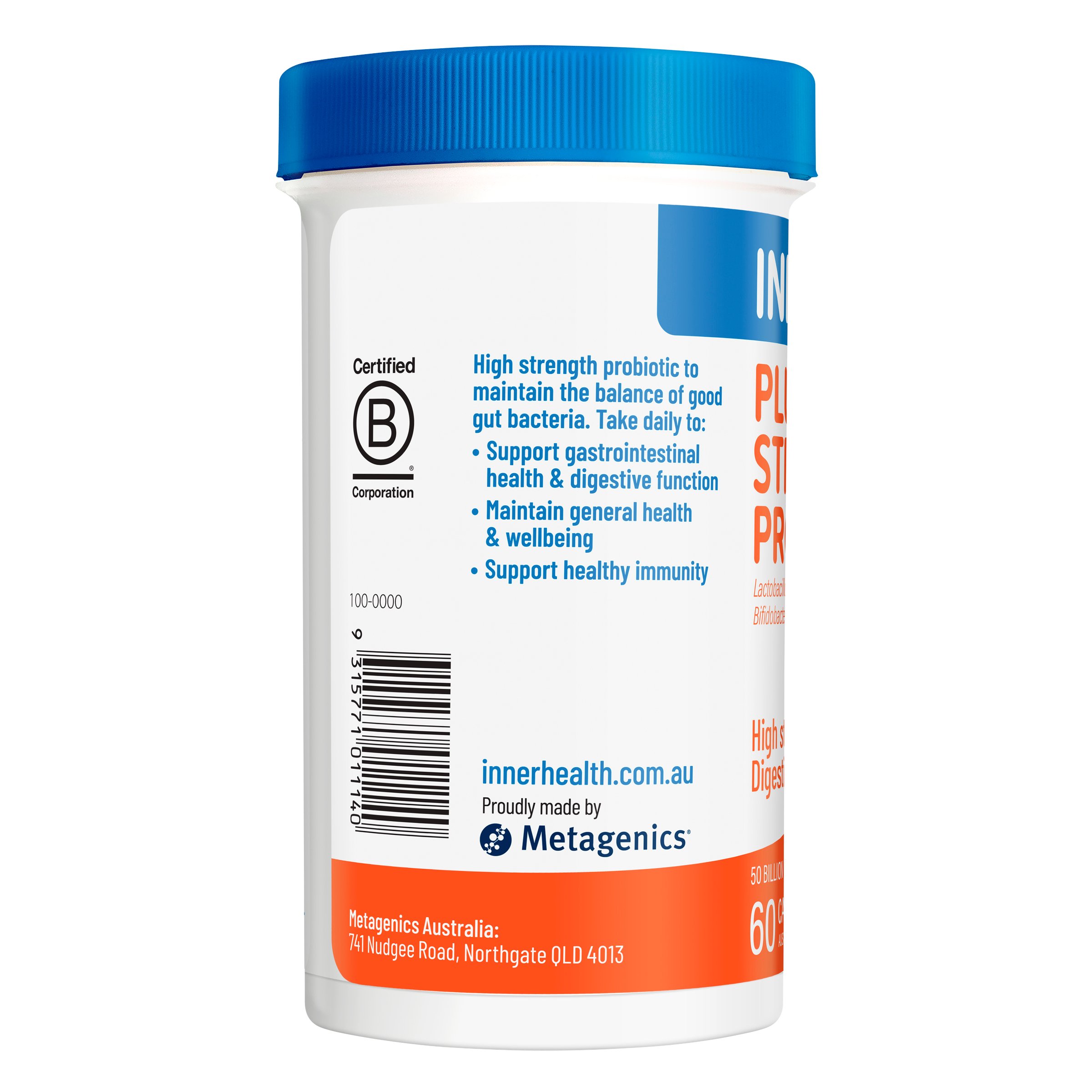 Inner Health Plus Double Strength Probiotic 60 capsules - Image 3