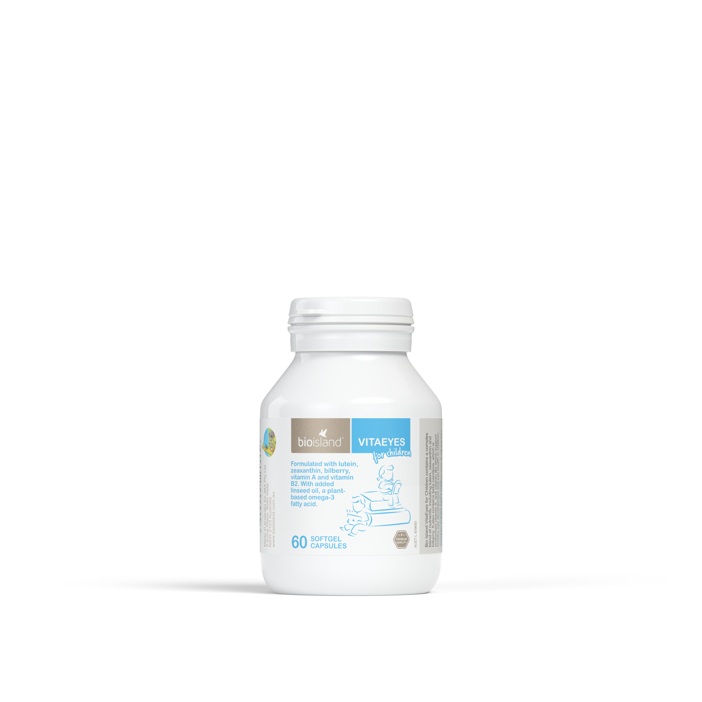 Bio Island VitaEyes For Children 60 soft gel capsules - Image 1
