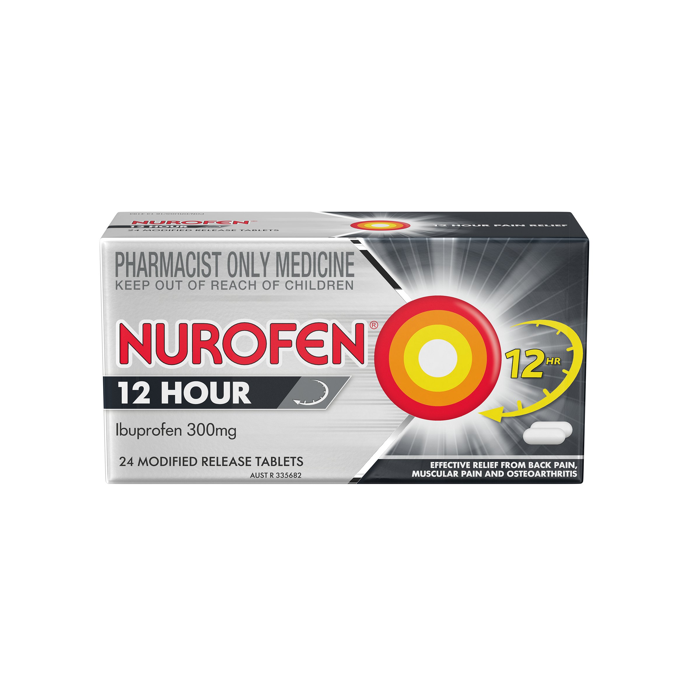 Nurofen 12 Hour Pain And Inflammation Relief 300mg Ibuprofen 24 tablets - Image 11