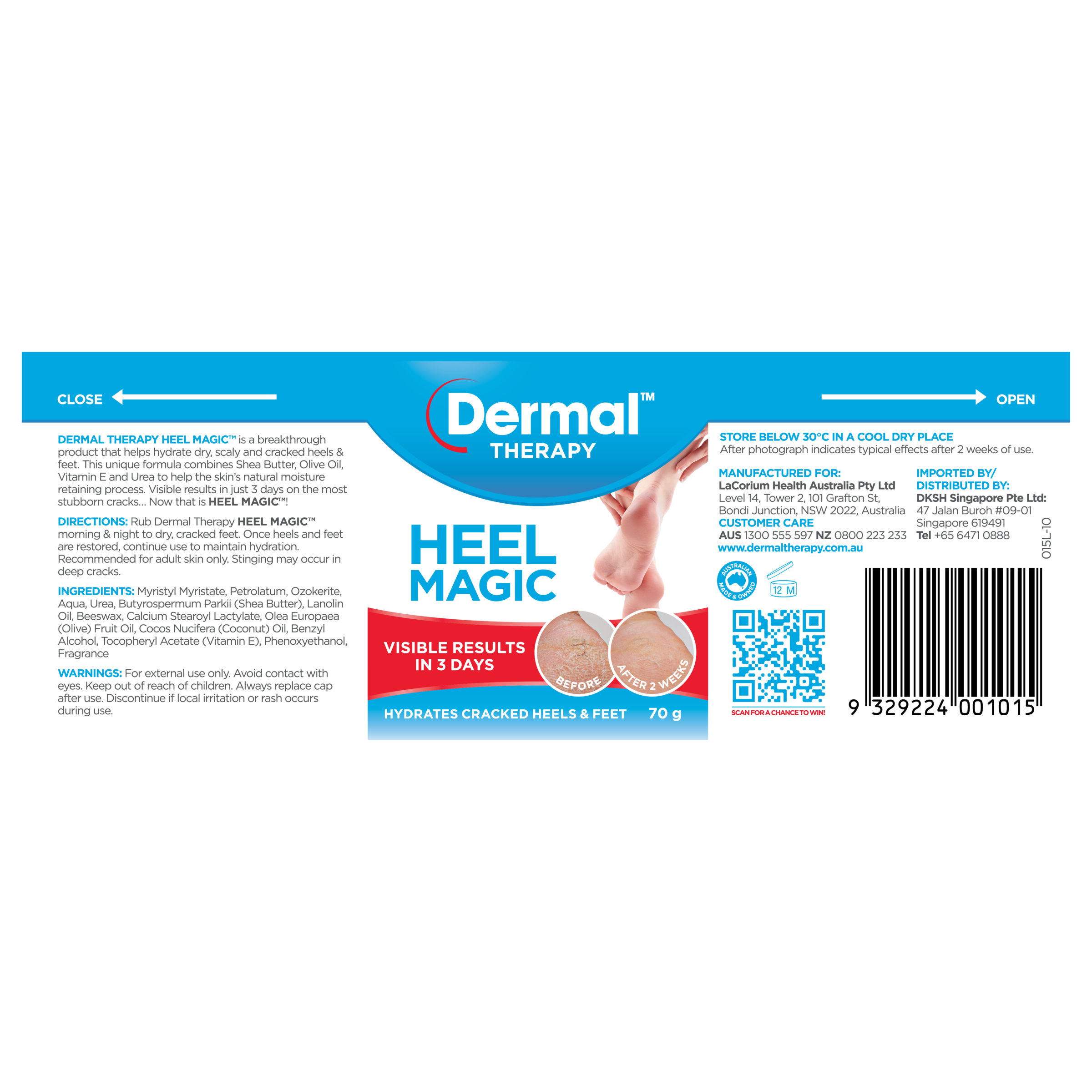 Dermal Therapy Heel Magic 70g - Image 3