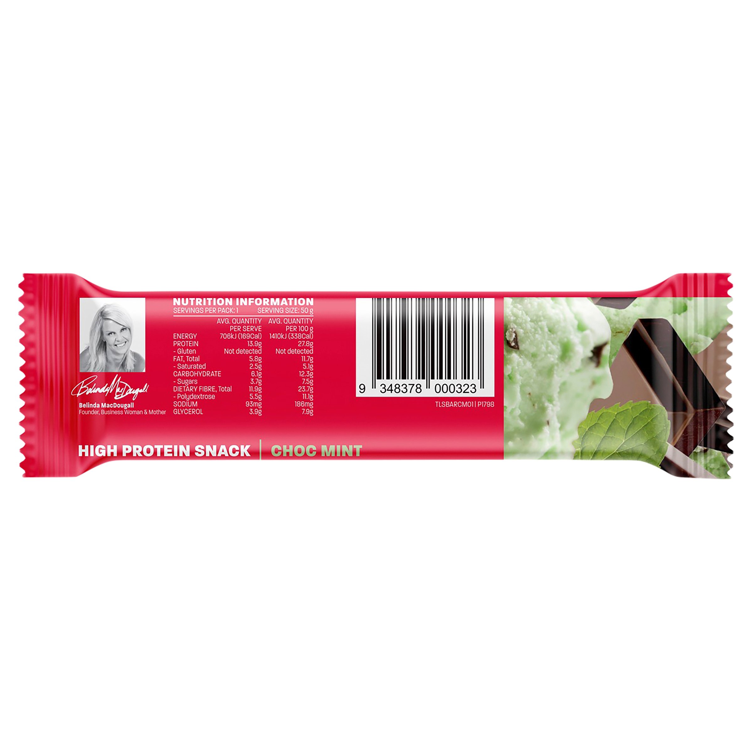 The Lady Bar Choc Mint 50g - Image 2