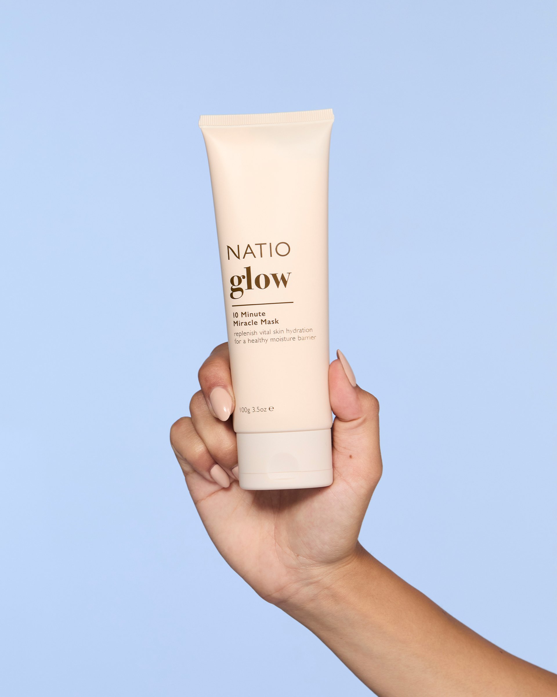Natio Glow 10 Minute Miracle Mask 100g - Image 2