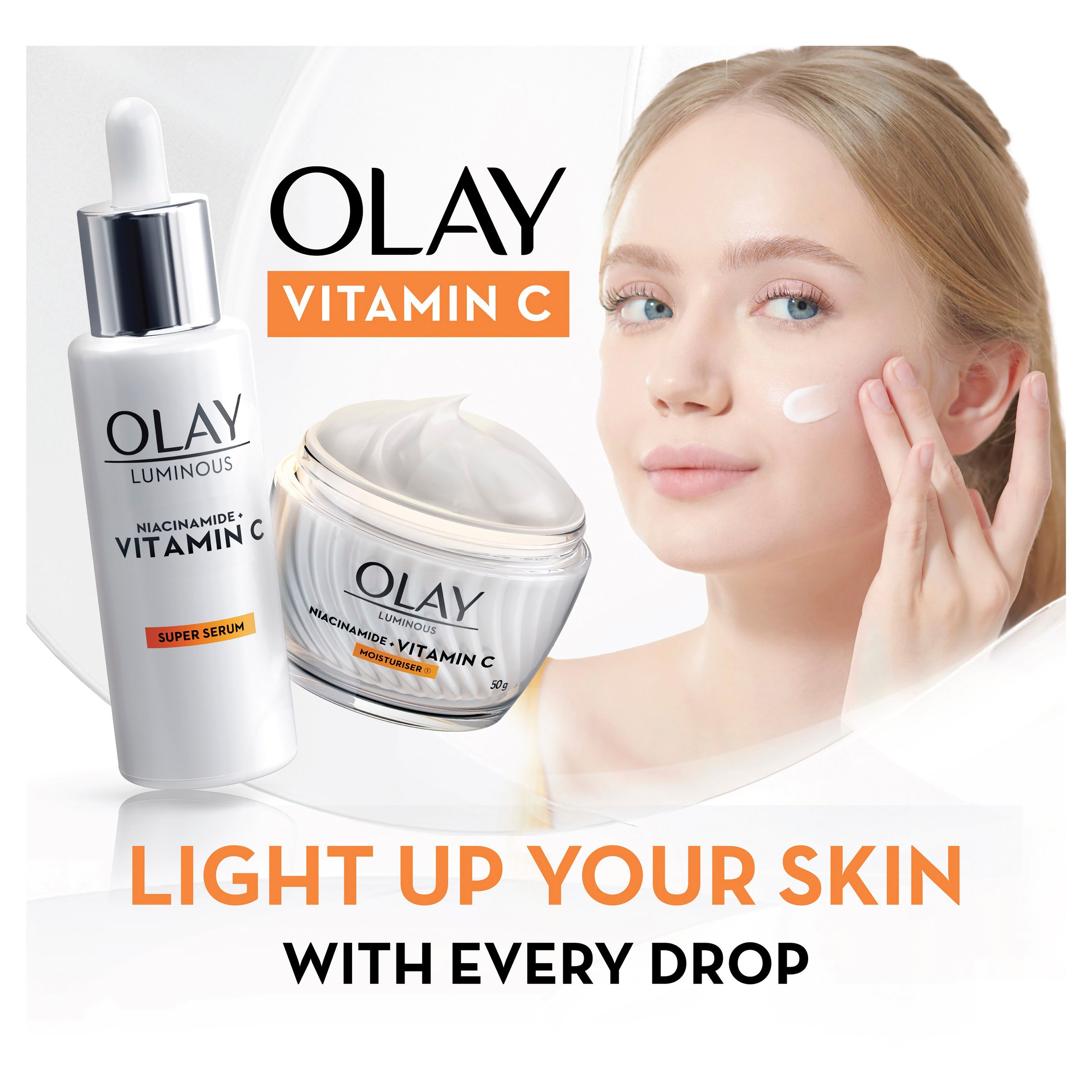 Olay Luminous Niacinamide + Vitamin C Face Cream Moisturiser 50g - Image 14