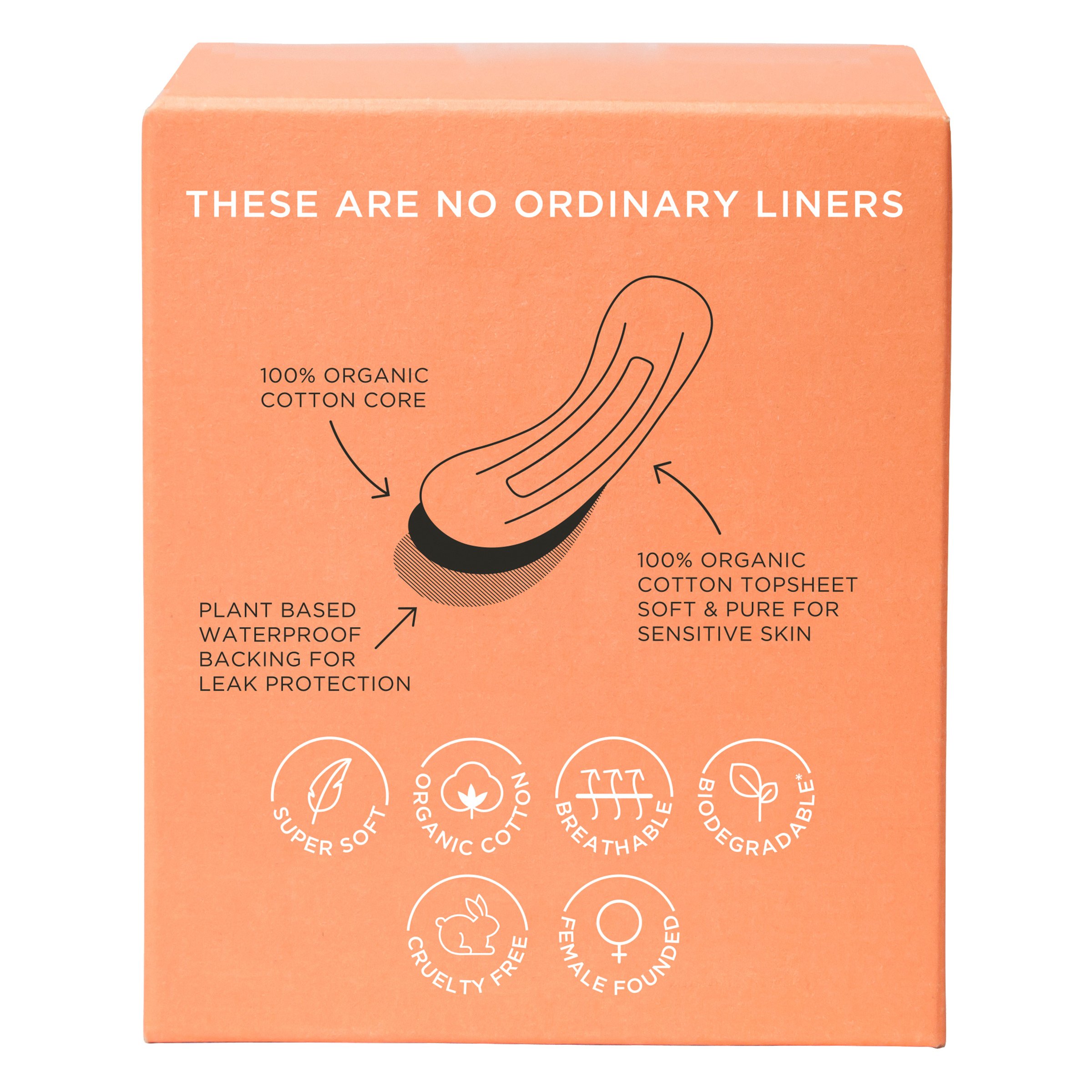 Tom Organic Liners Ultra Thin 26 pack - Image 3