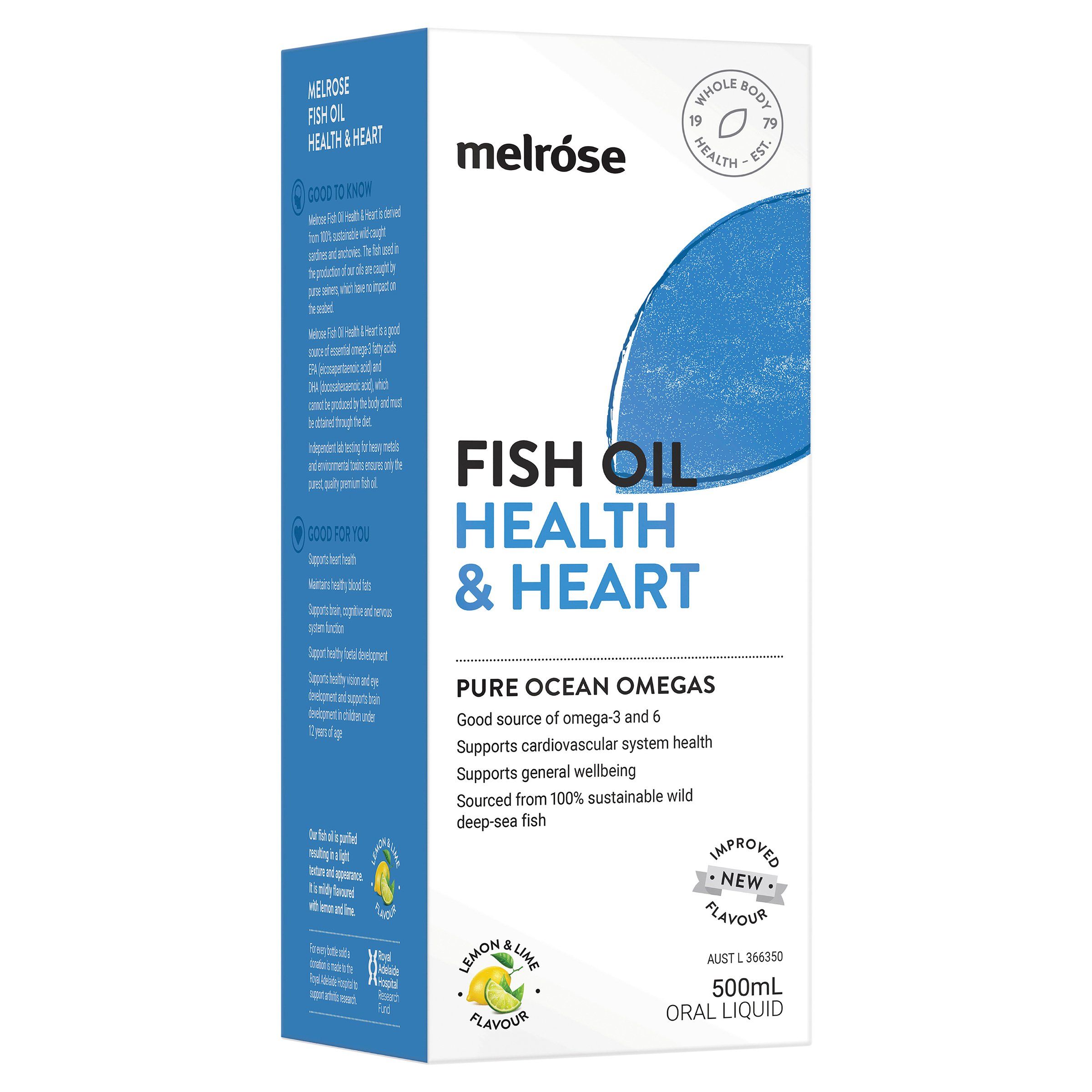 Melrose Fish Oil Health & Heart 500ml - Image 5