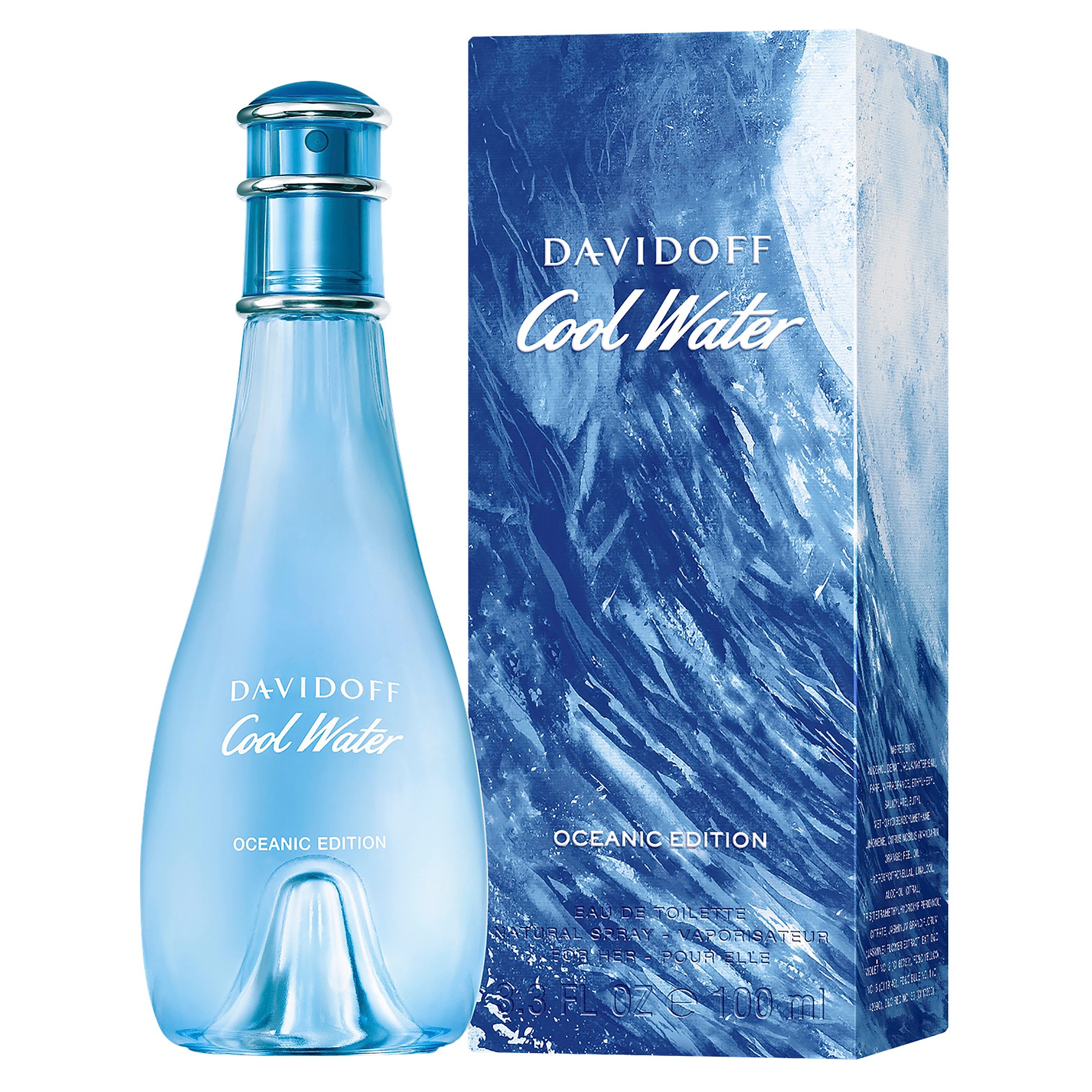 Davidoff Cool Water Woman Oceanic Limited Edition EDT Spray 100ml - Image 1