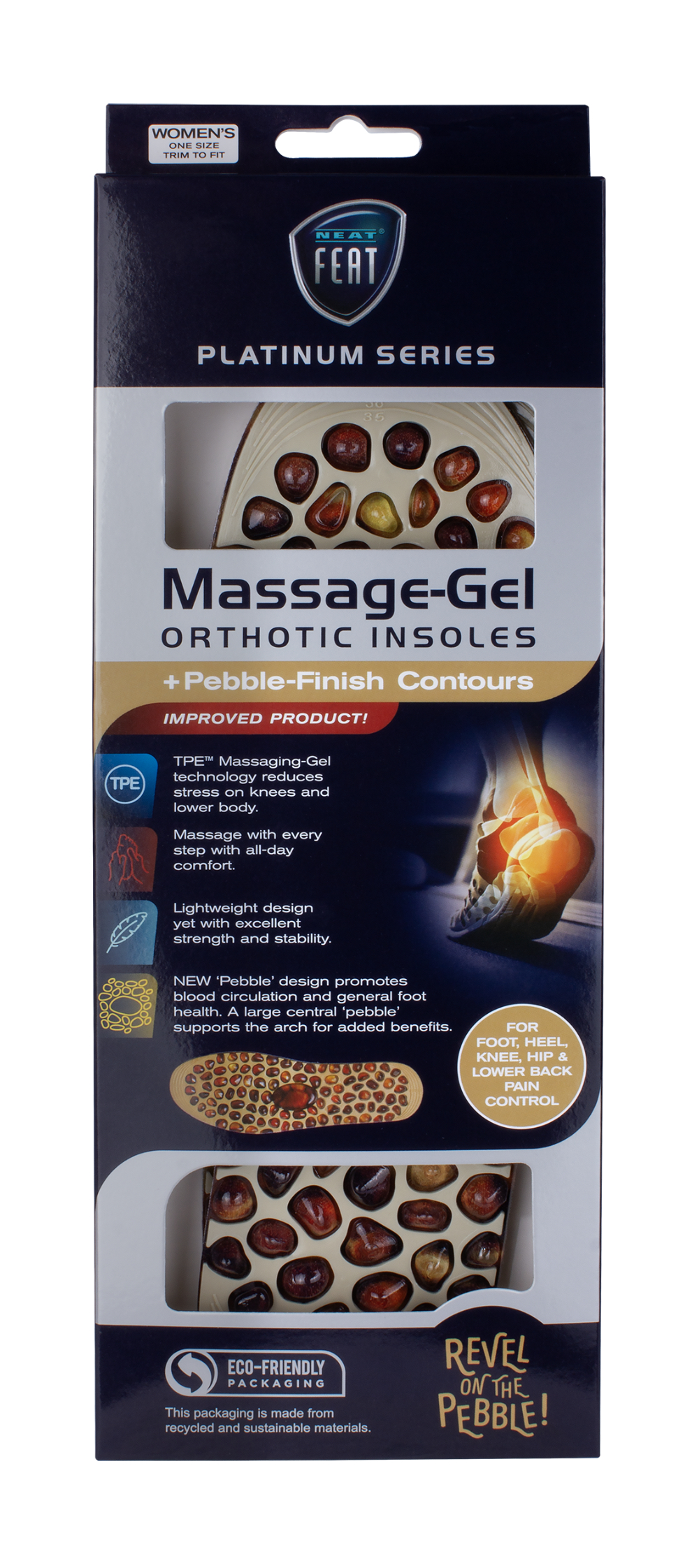 Neat Feat Platinum Massage Gel Insole Women 1 pair