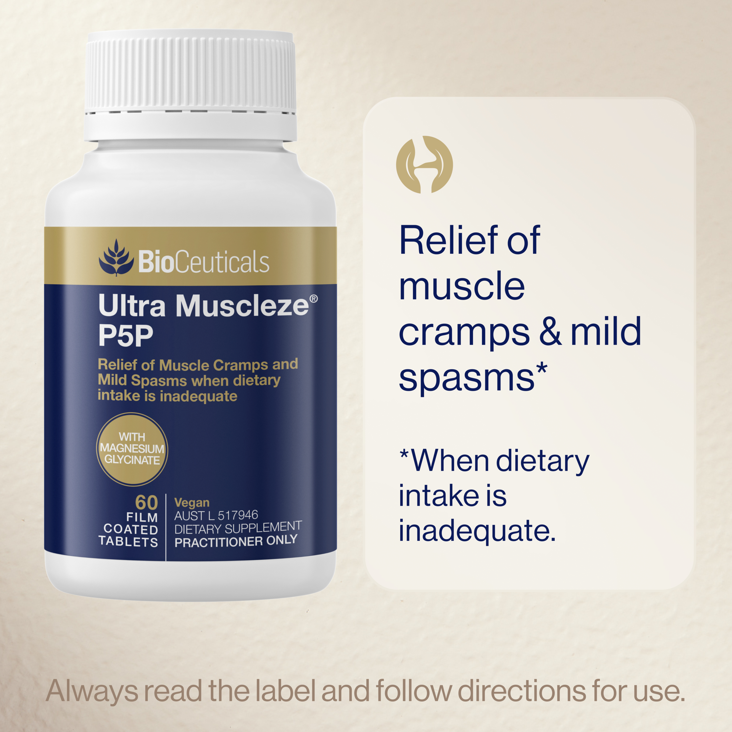 BioCeuticals Ultra Muscleze P5P - 60 tablets - Image 6