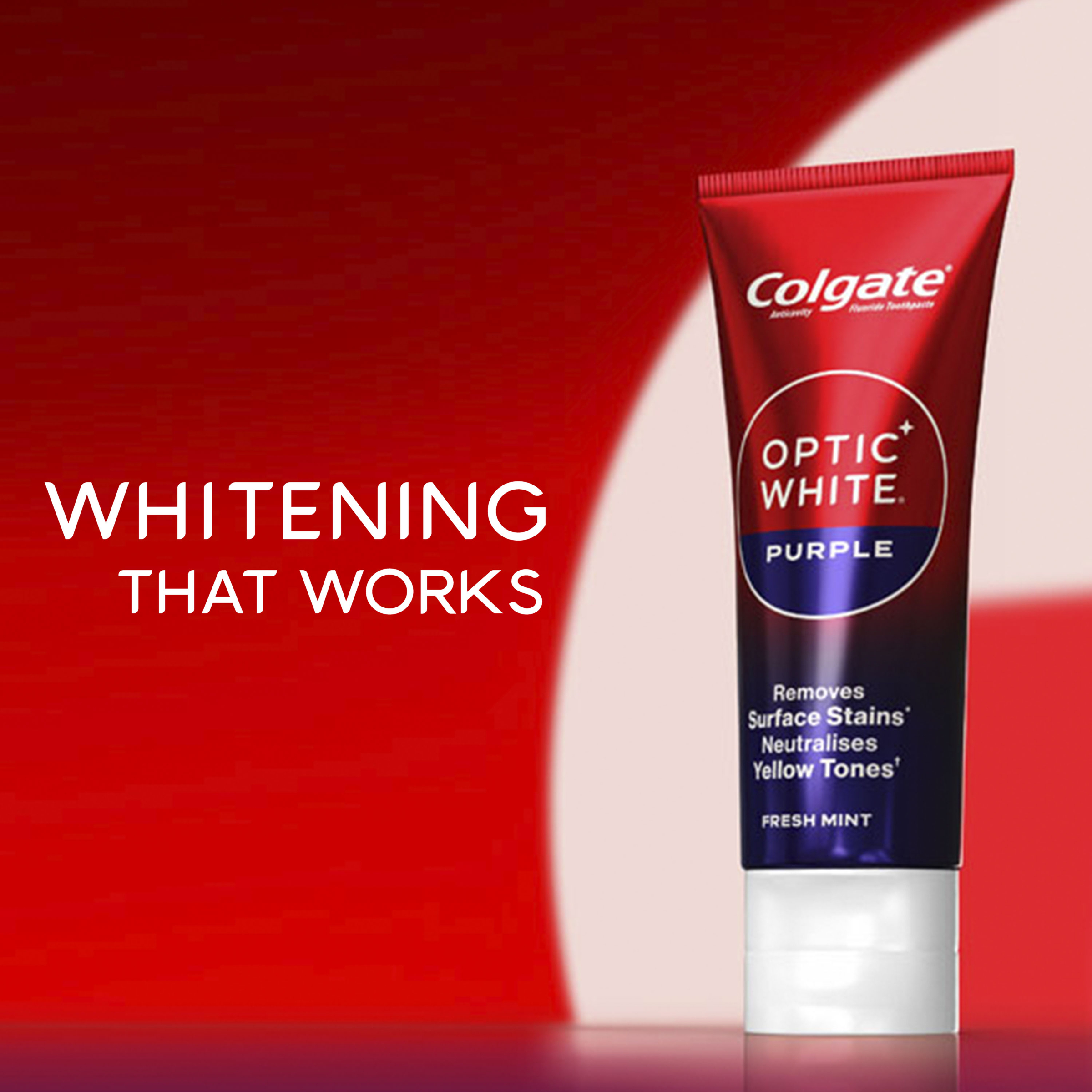 Colgate Toothpaste Optic White Purple 100g - Image 11