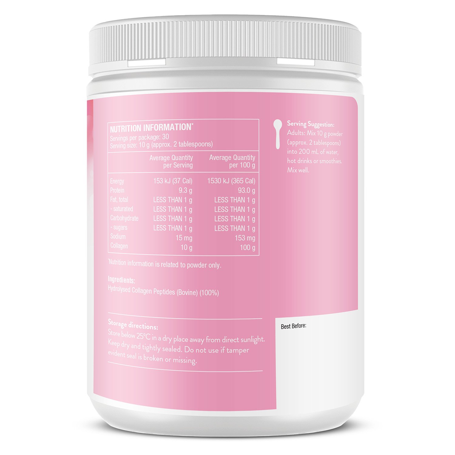Isowhey Collagen Peptides 300g - Image 3