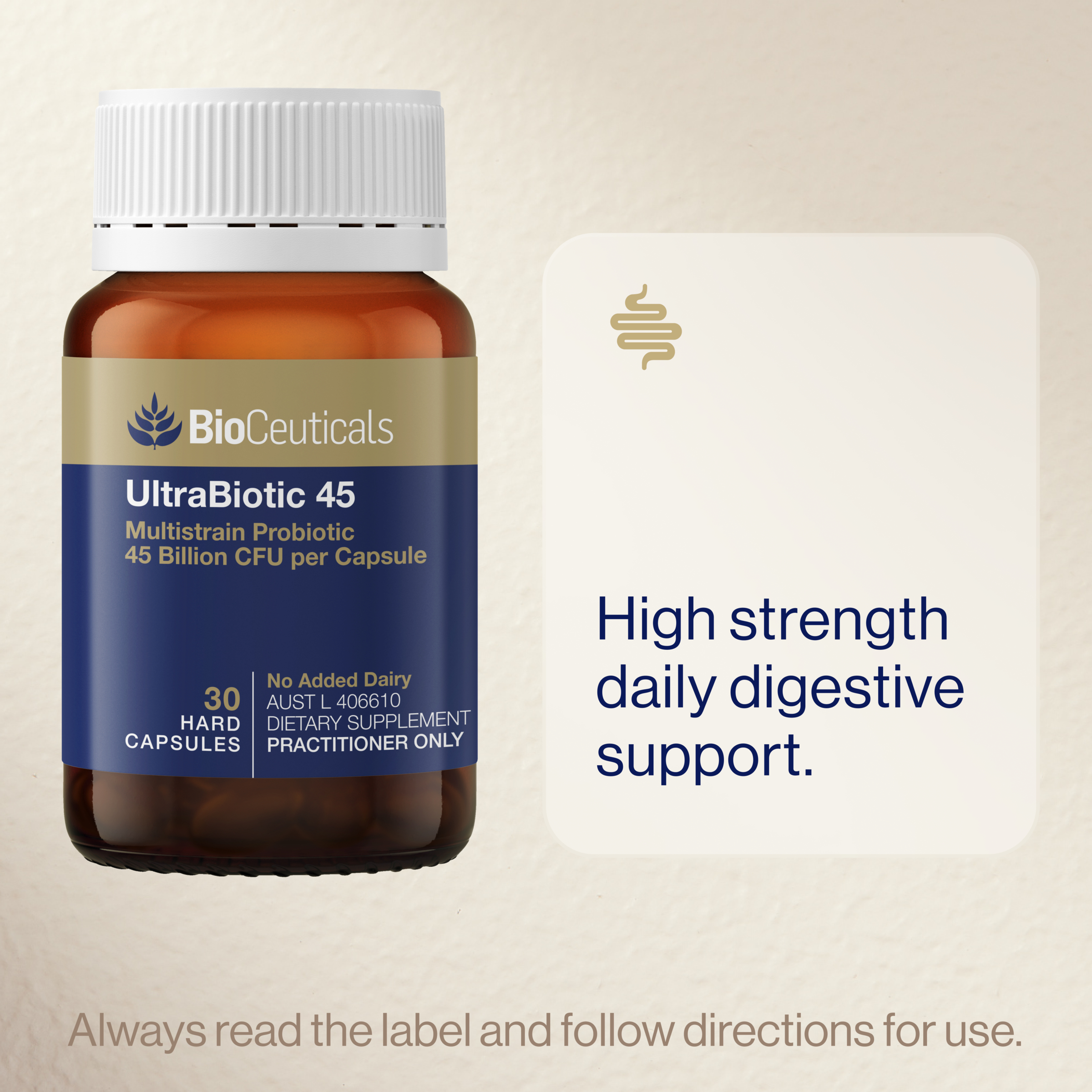 BioCeuticals UltraBiotic 45 - 60 capsules - Image 6