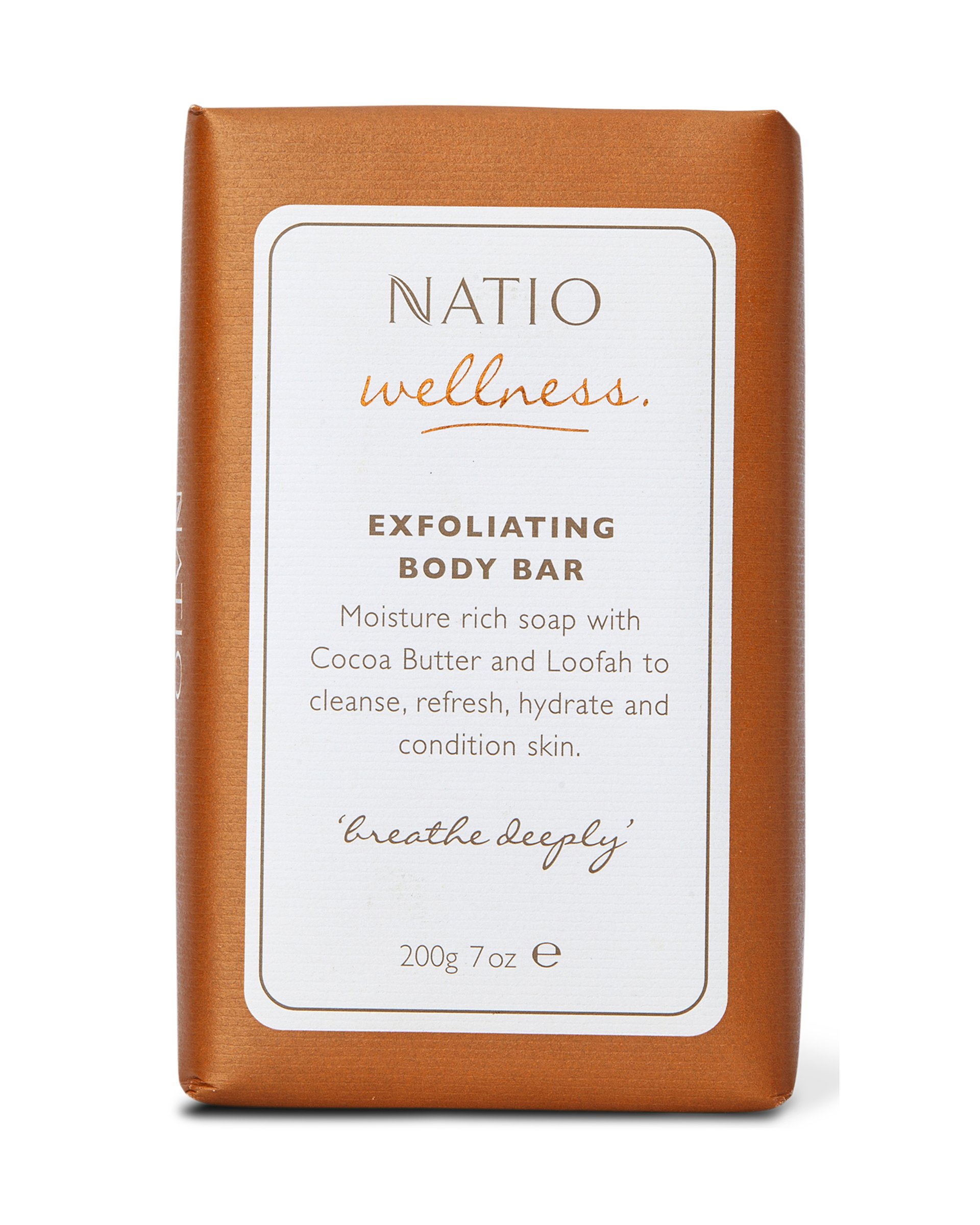 Natio Exfoliating Body Bar 1 each