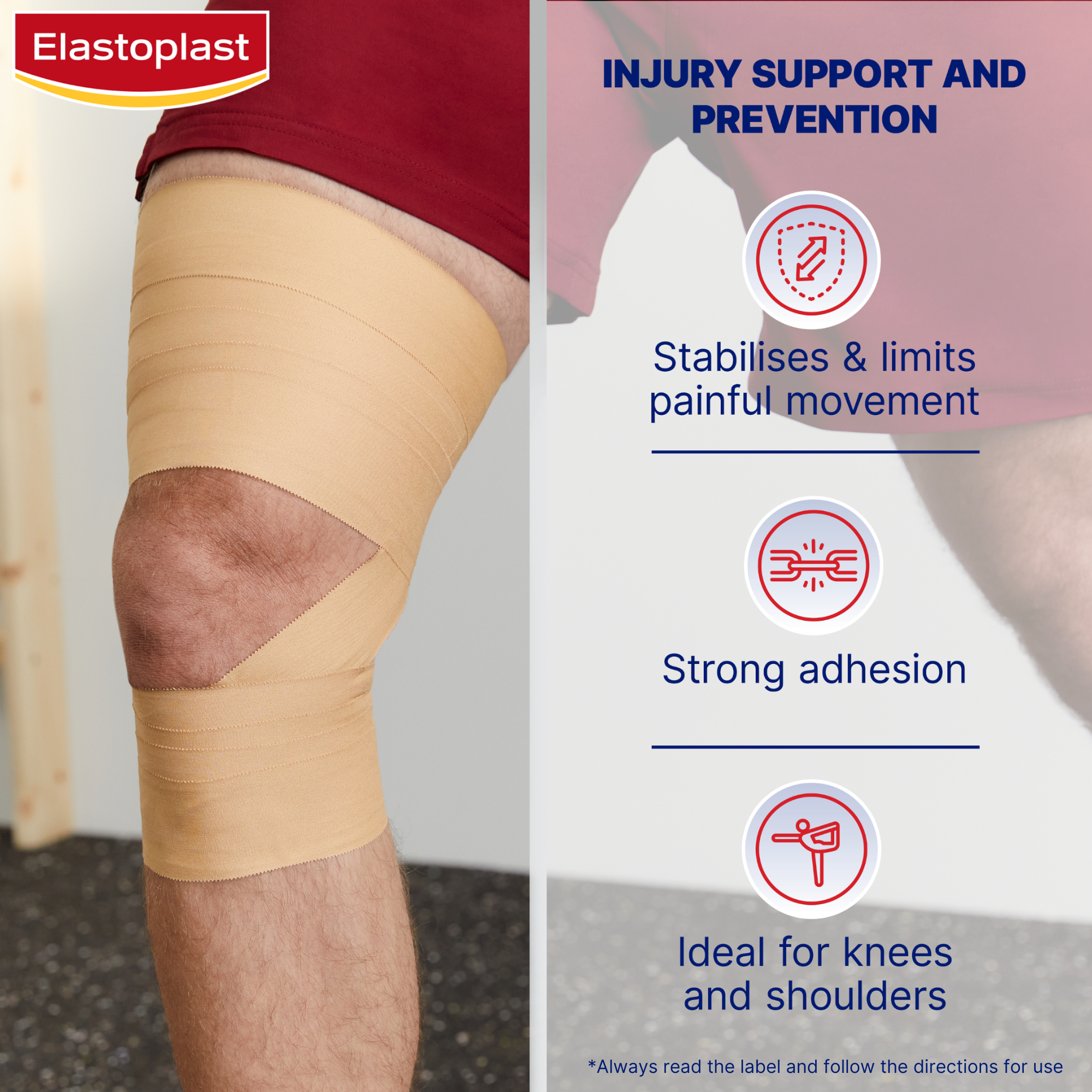 Elastoplast Rigid Strapping Tape 50mm x 10m - 1 roll - Image 9