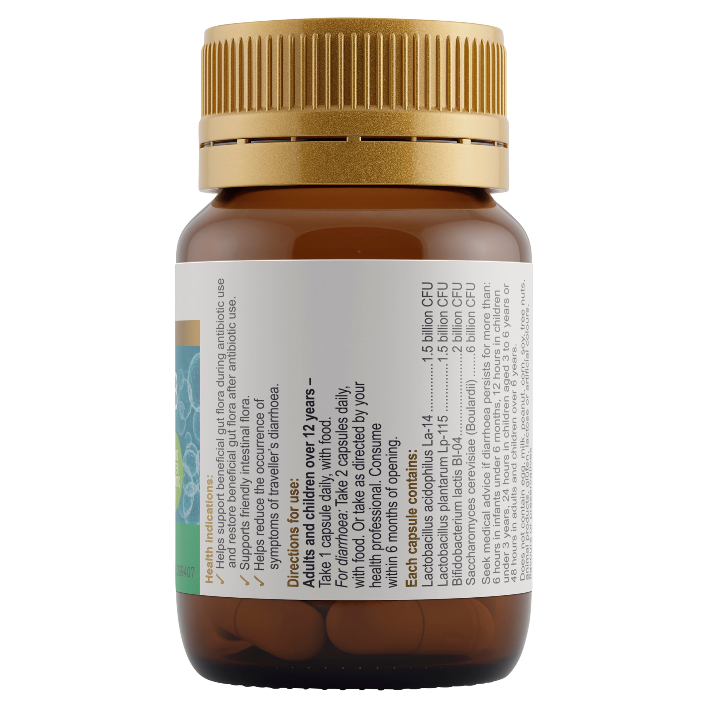 Herbs of Gold Probiotic + SB 14 capsules - Image 2