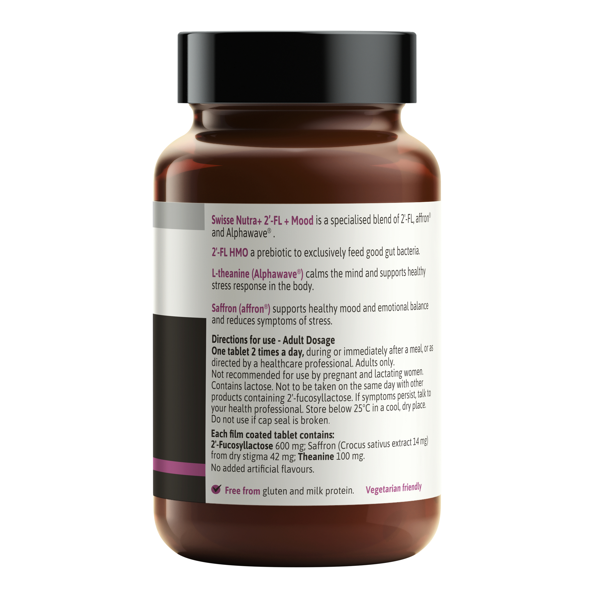 Swisse Nutra+ 2-FL + Mood 60 tablets - Image 2