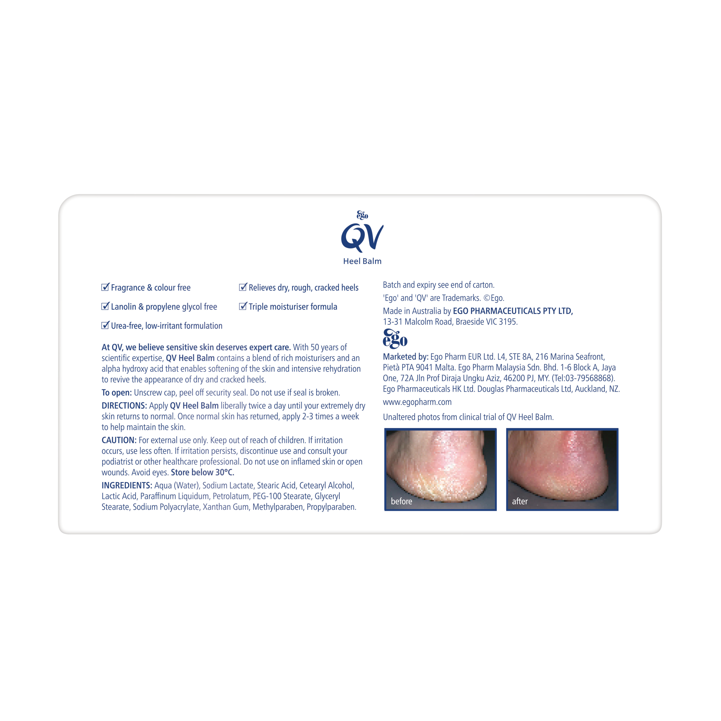 Ego QV Feet Heel Balm 100g - Image 2