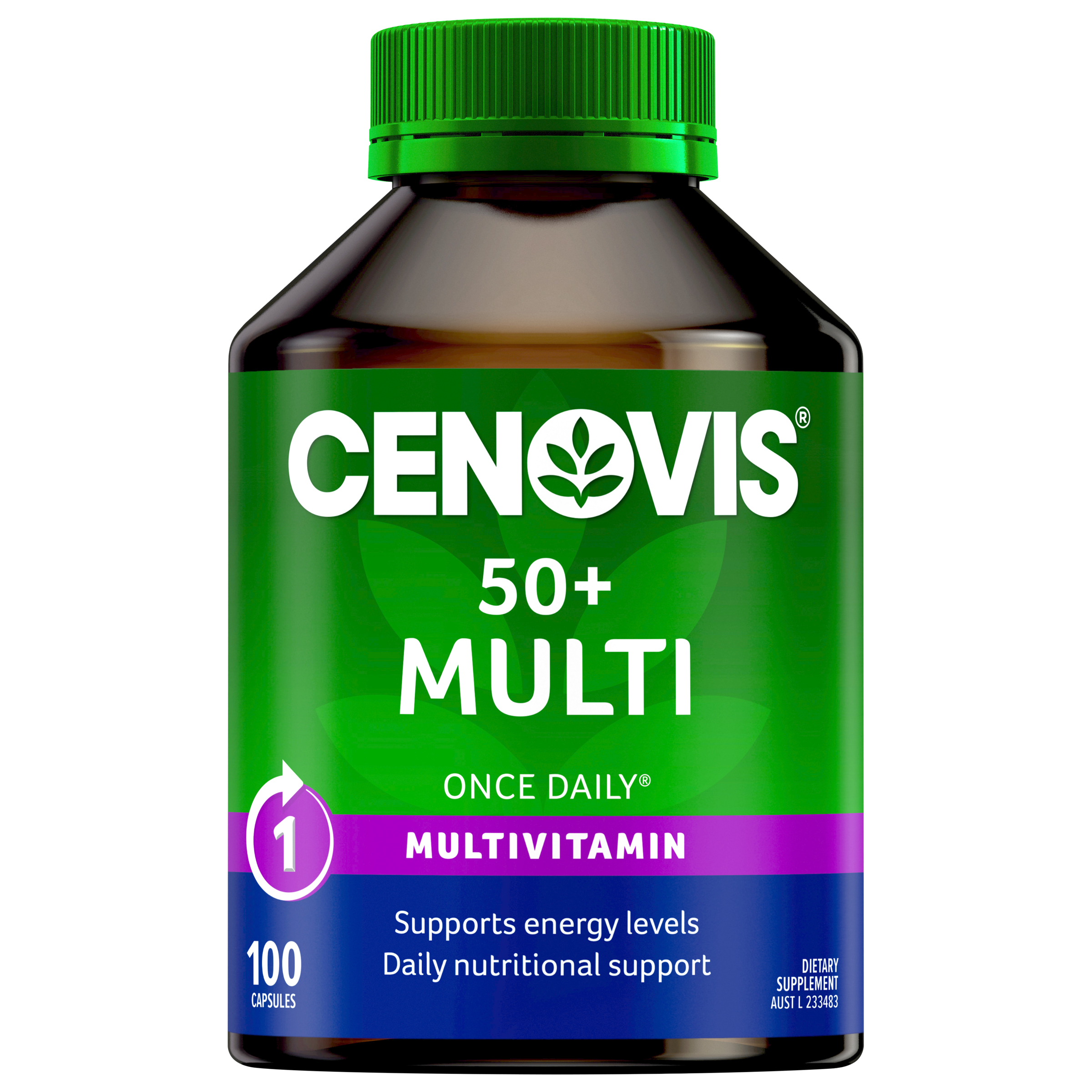 Cenovis Once Daily 50+ Multi 100 capsules - Image 1