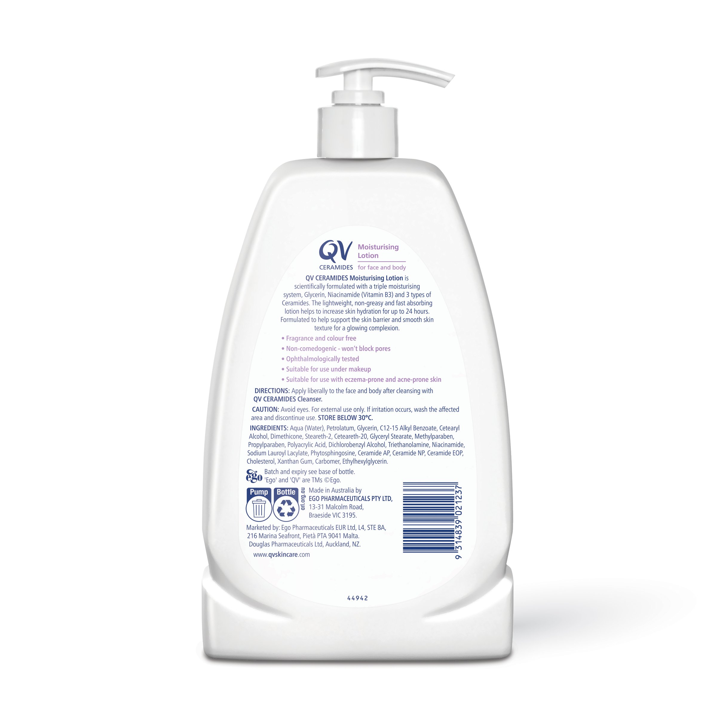 Ego QV Ceramides Lotion 1 litre - Image 2