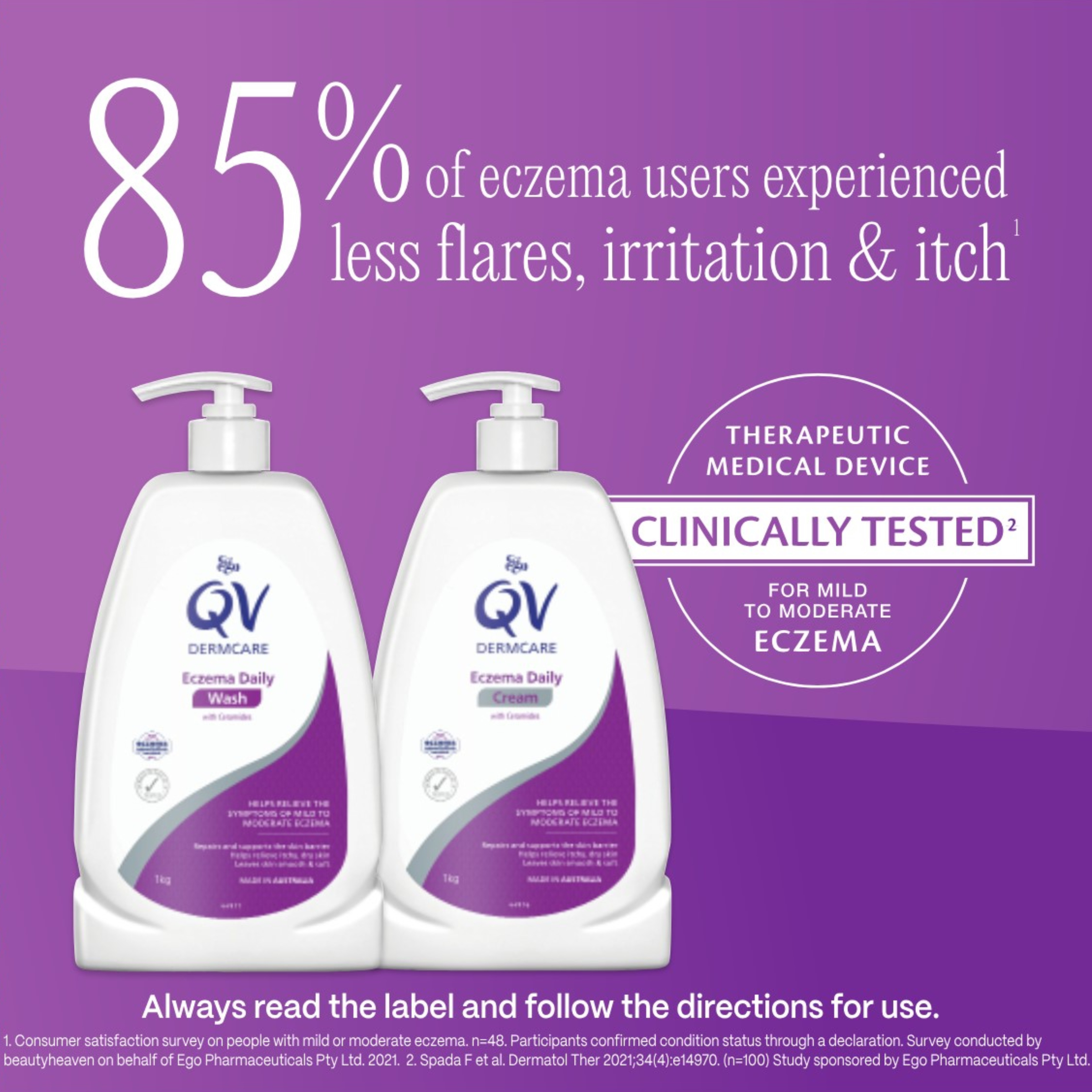 Ego QV Dermcare Eczema Daily Wash 1 kg - Image 5