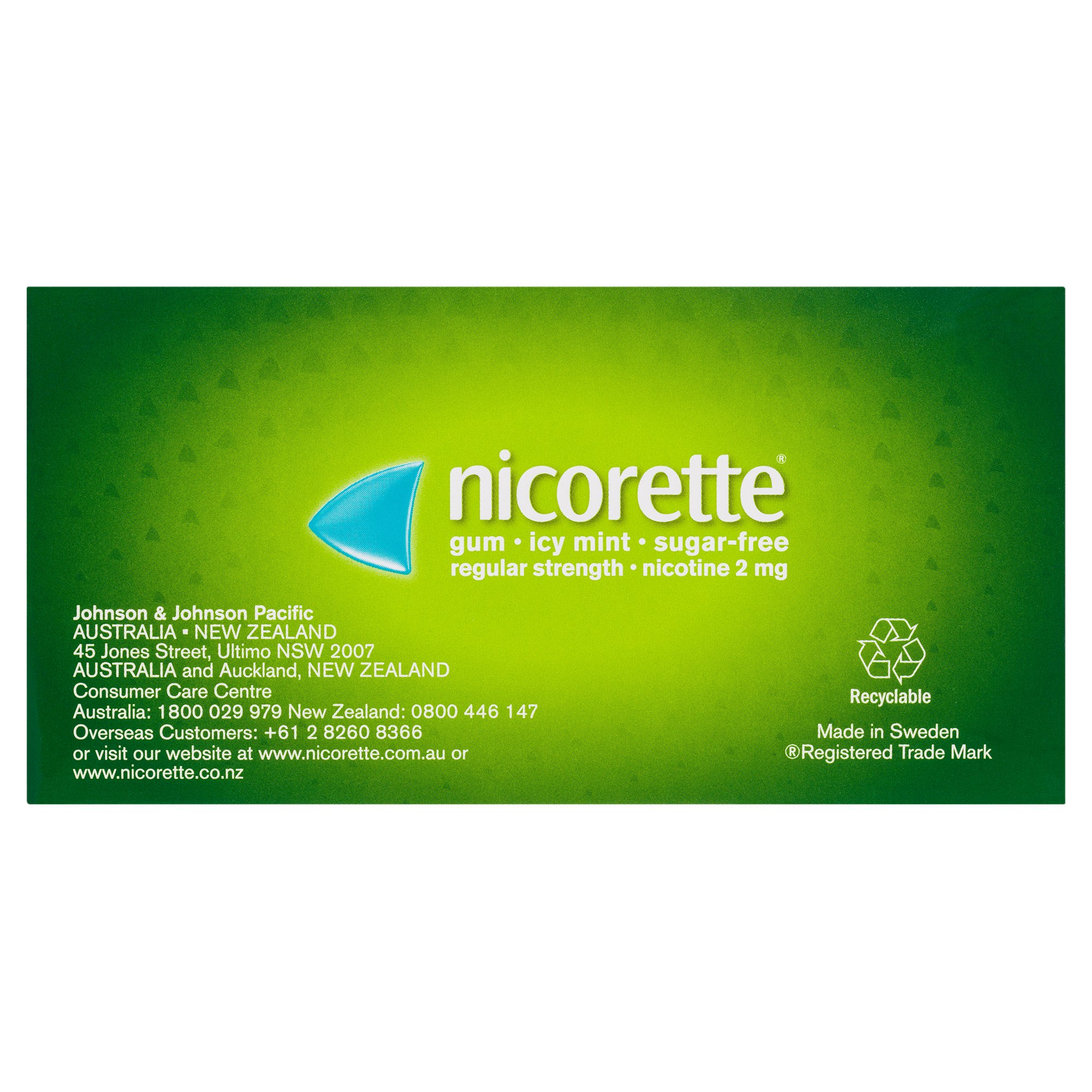 Nicorette Gum Icy Mint 2mg 75 pieces - Image 4