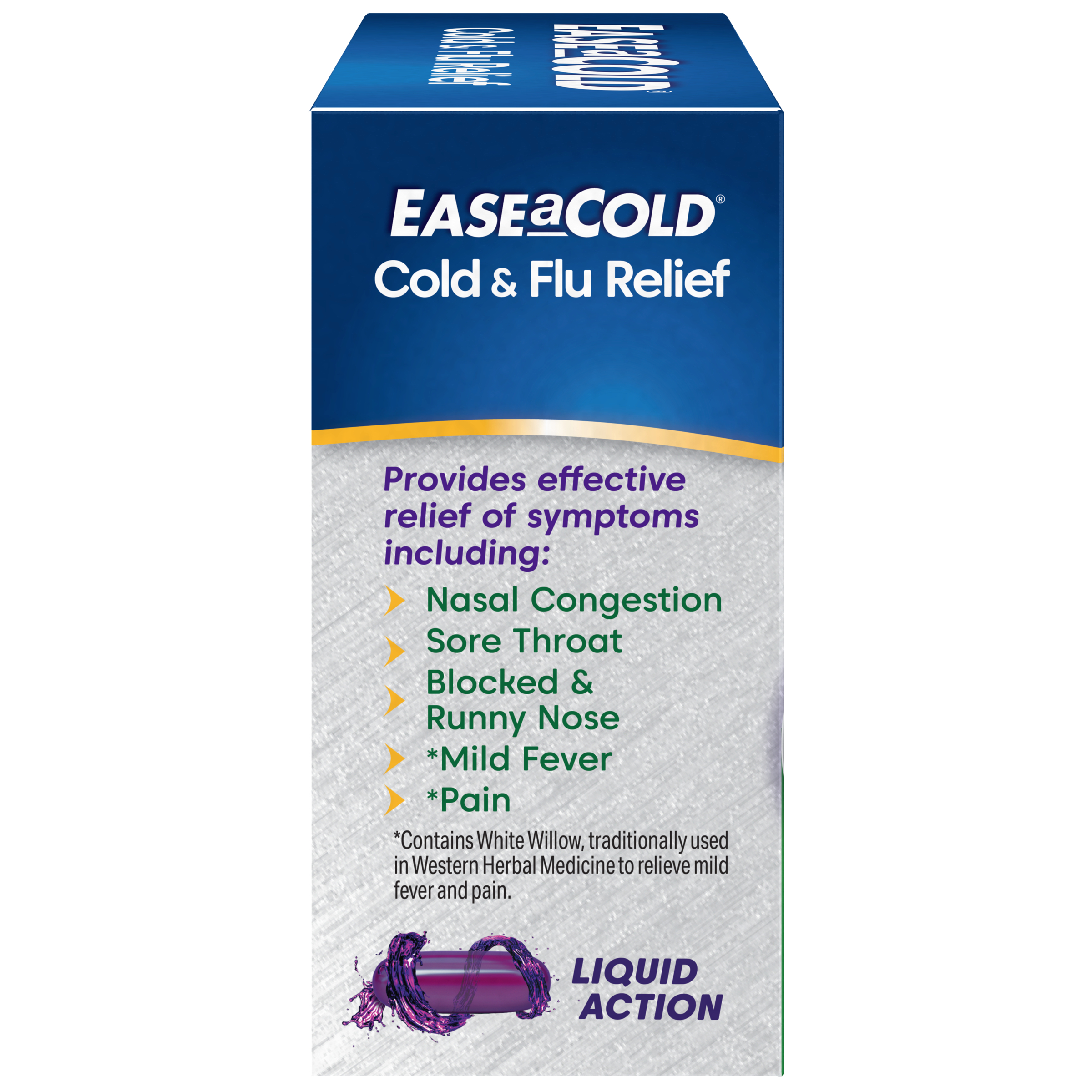 Ease-A-Cold Cold & Flu Relief 18 capsules - Image 3