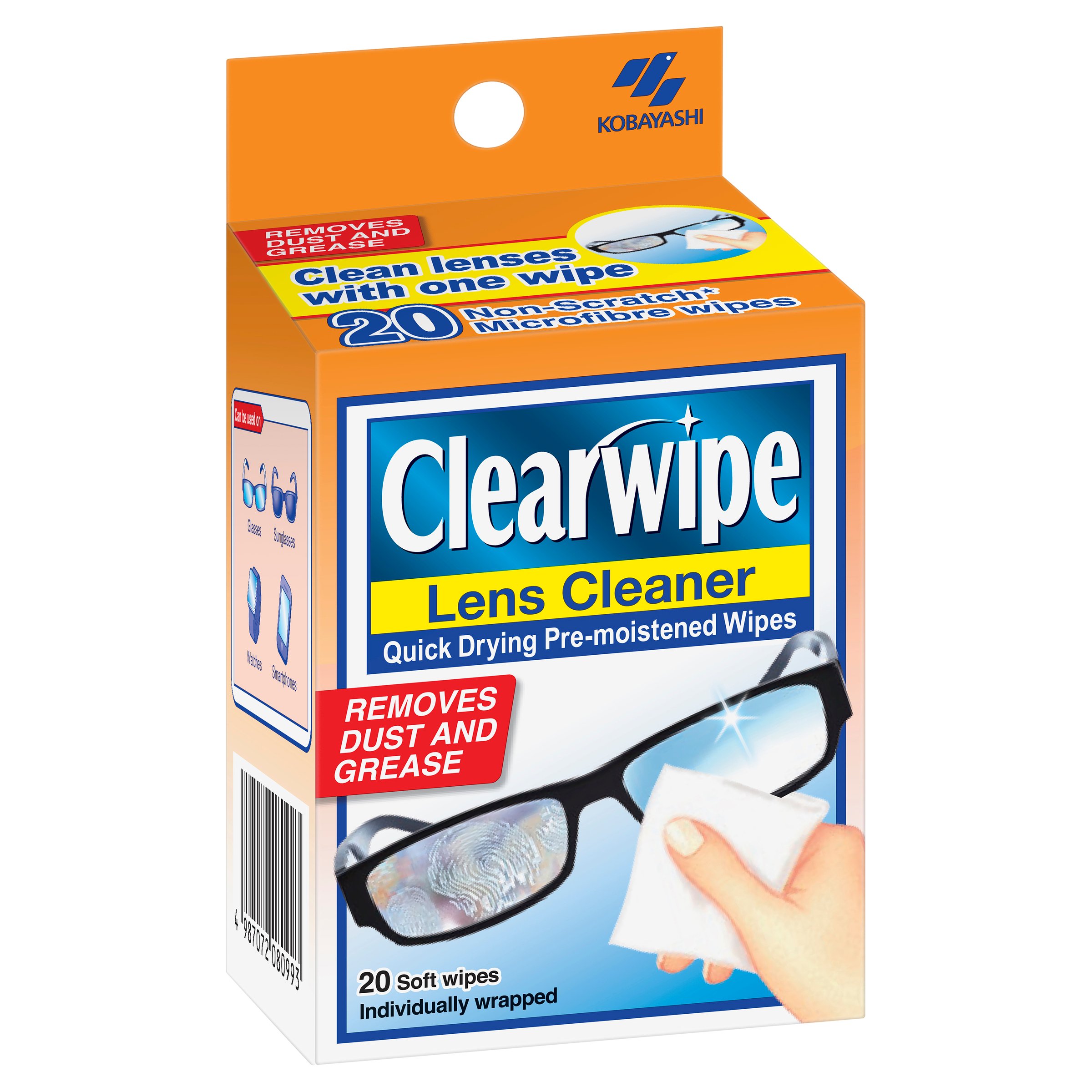 Clearwipe Lens Cleaner 20 Wipes 20 each - Image 9