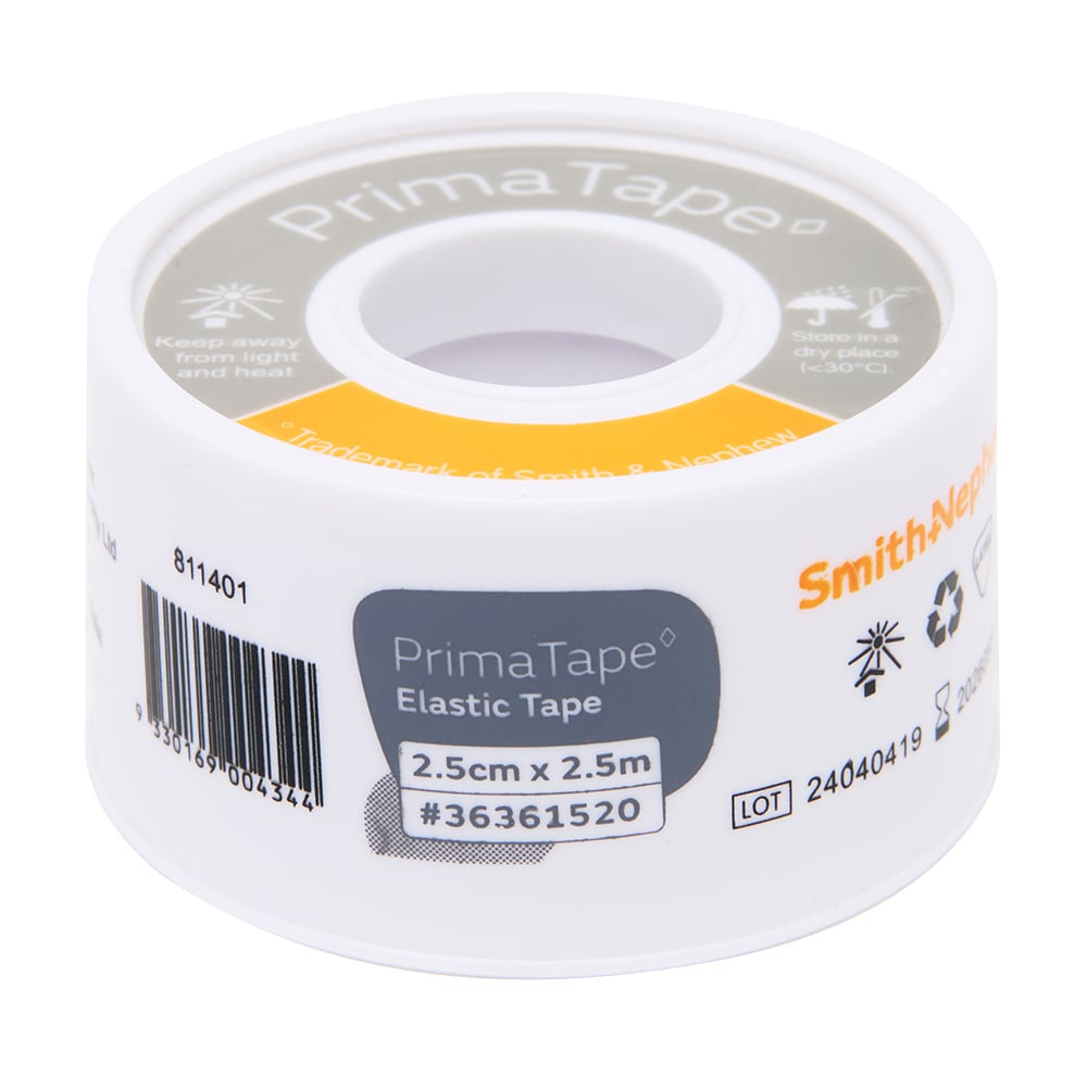 Primatape Elastic Tape 2.5cm X 2.5m - 1 roll